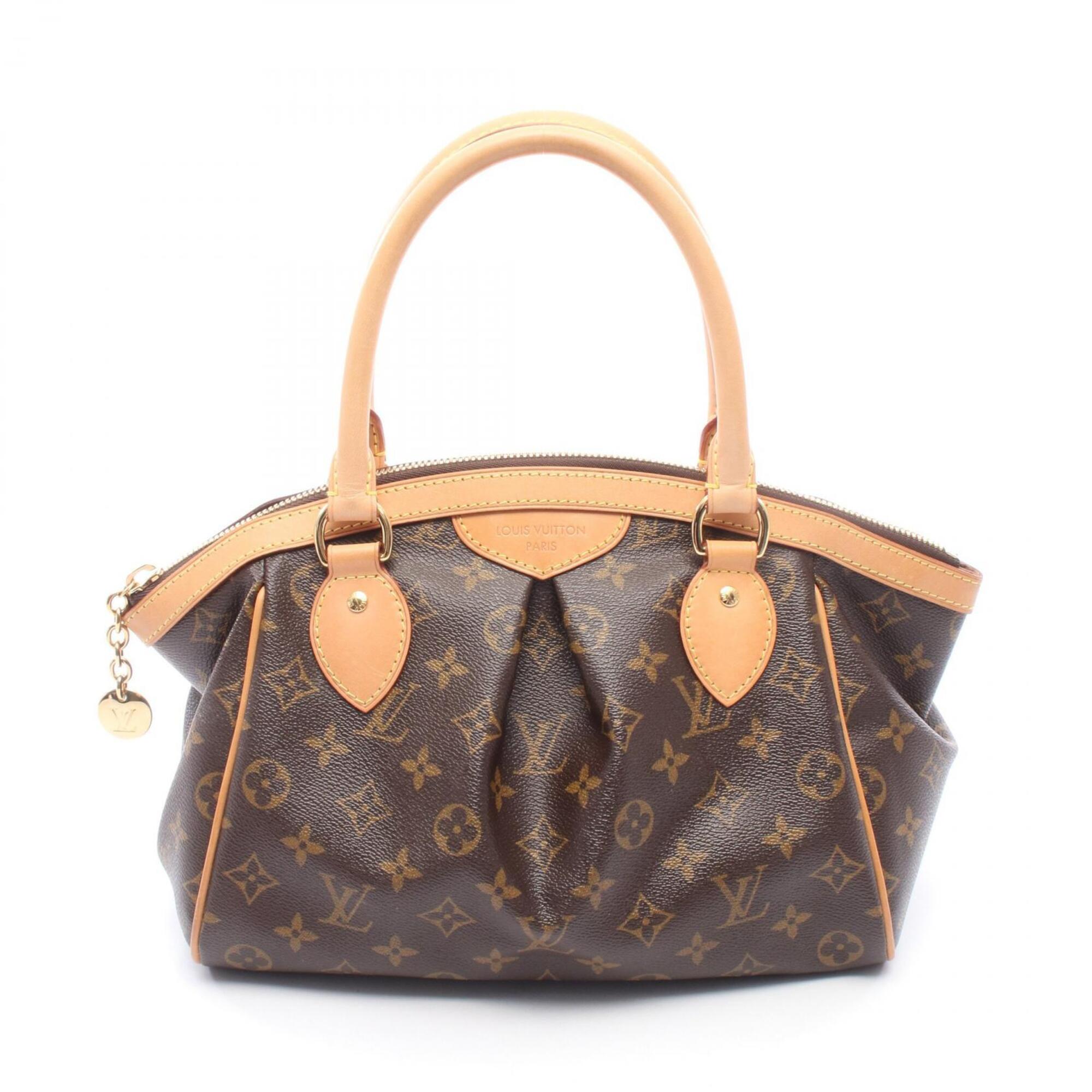 Louis Vuitton Brown Coated Canvas Pvc Monogram Leather Handbag (Pre-Owned)