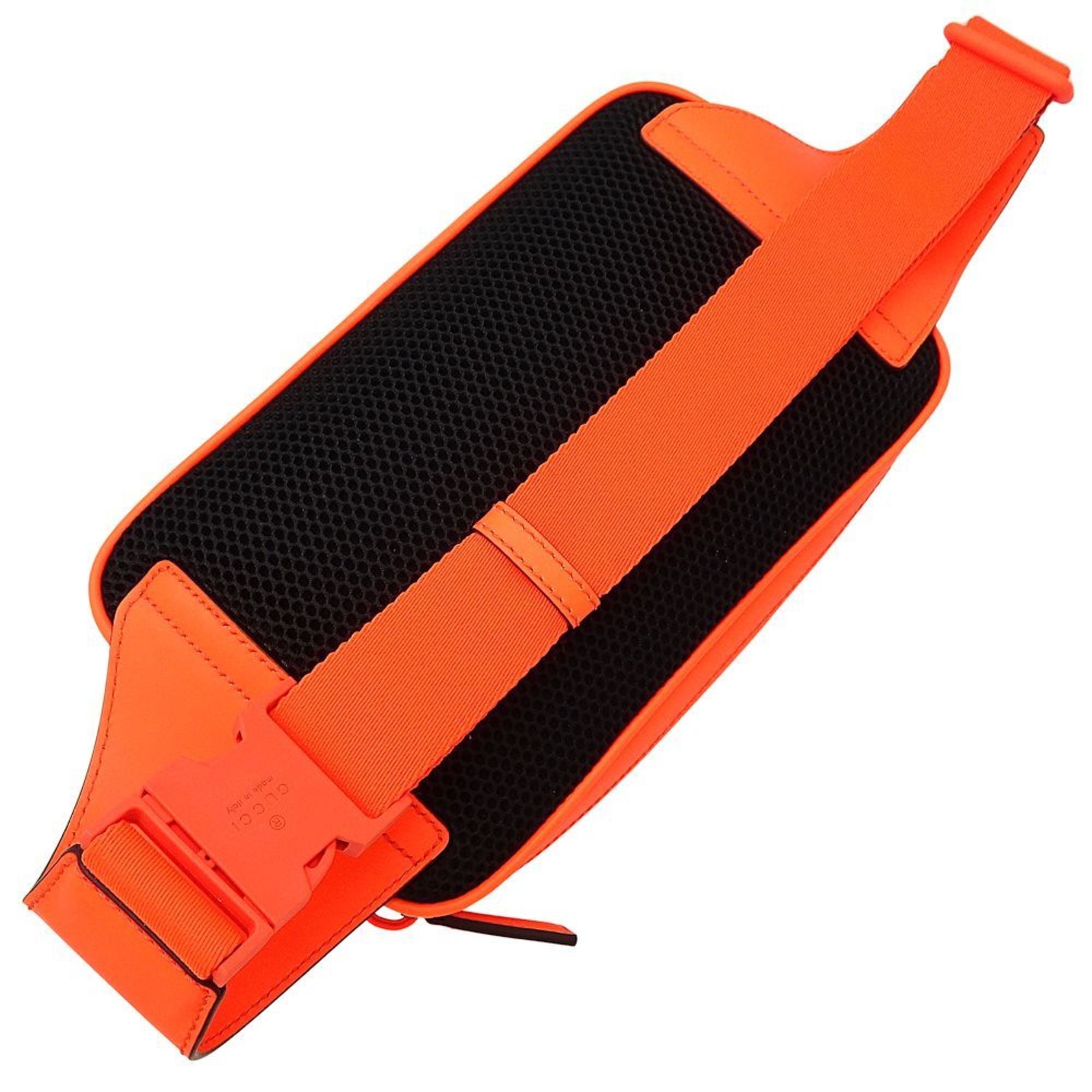 Gucci Orange Leather Fanny Pack (Pre-Owned)