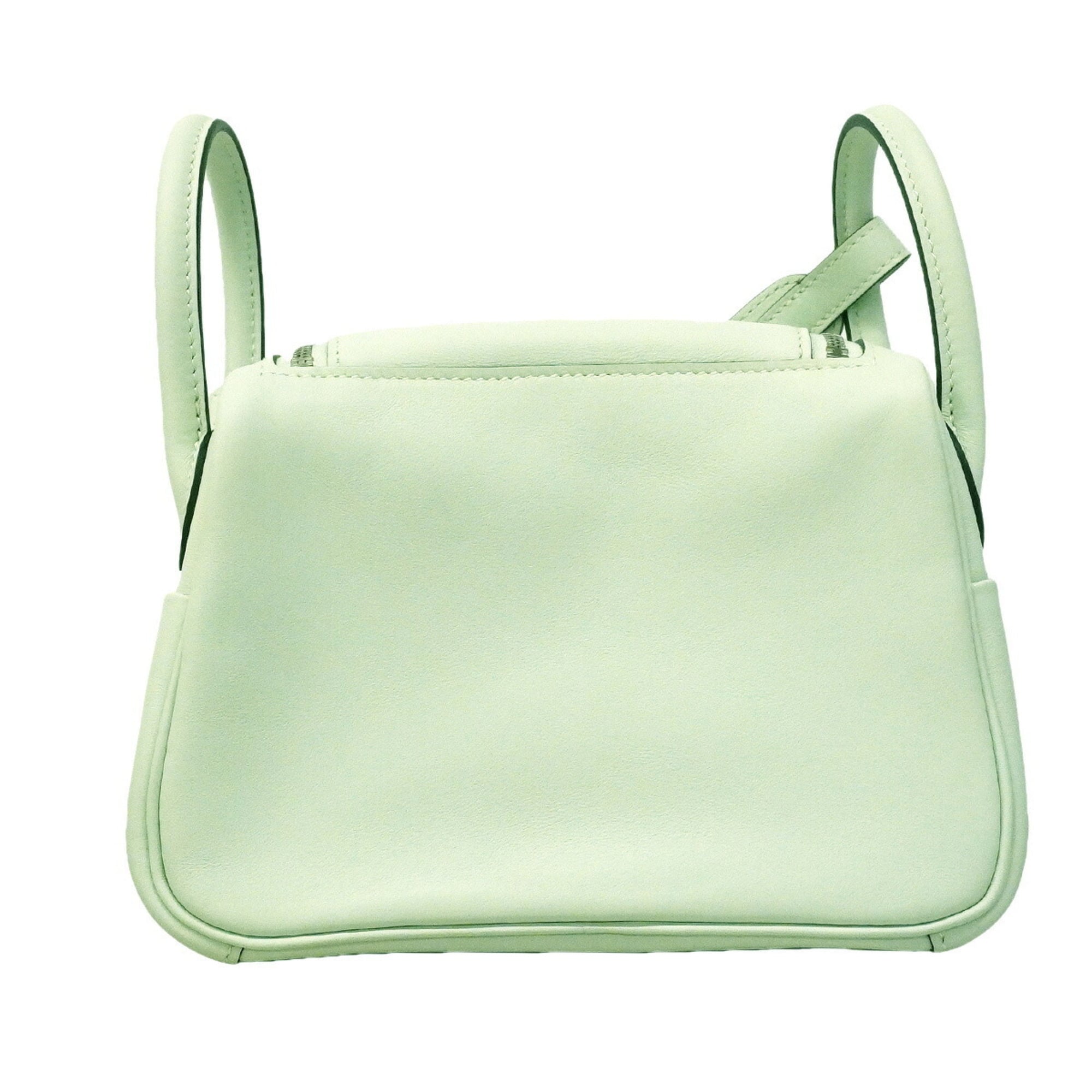 Hermes Green Swift Leather Handbag (Pre-Owned)