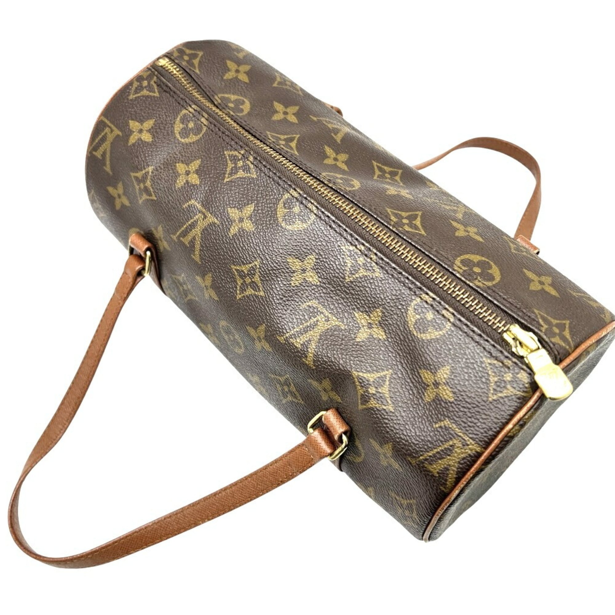 Louis Vuitton Brown Monogram Boston Bag Handbag (Pre-Owned)