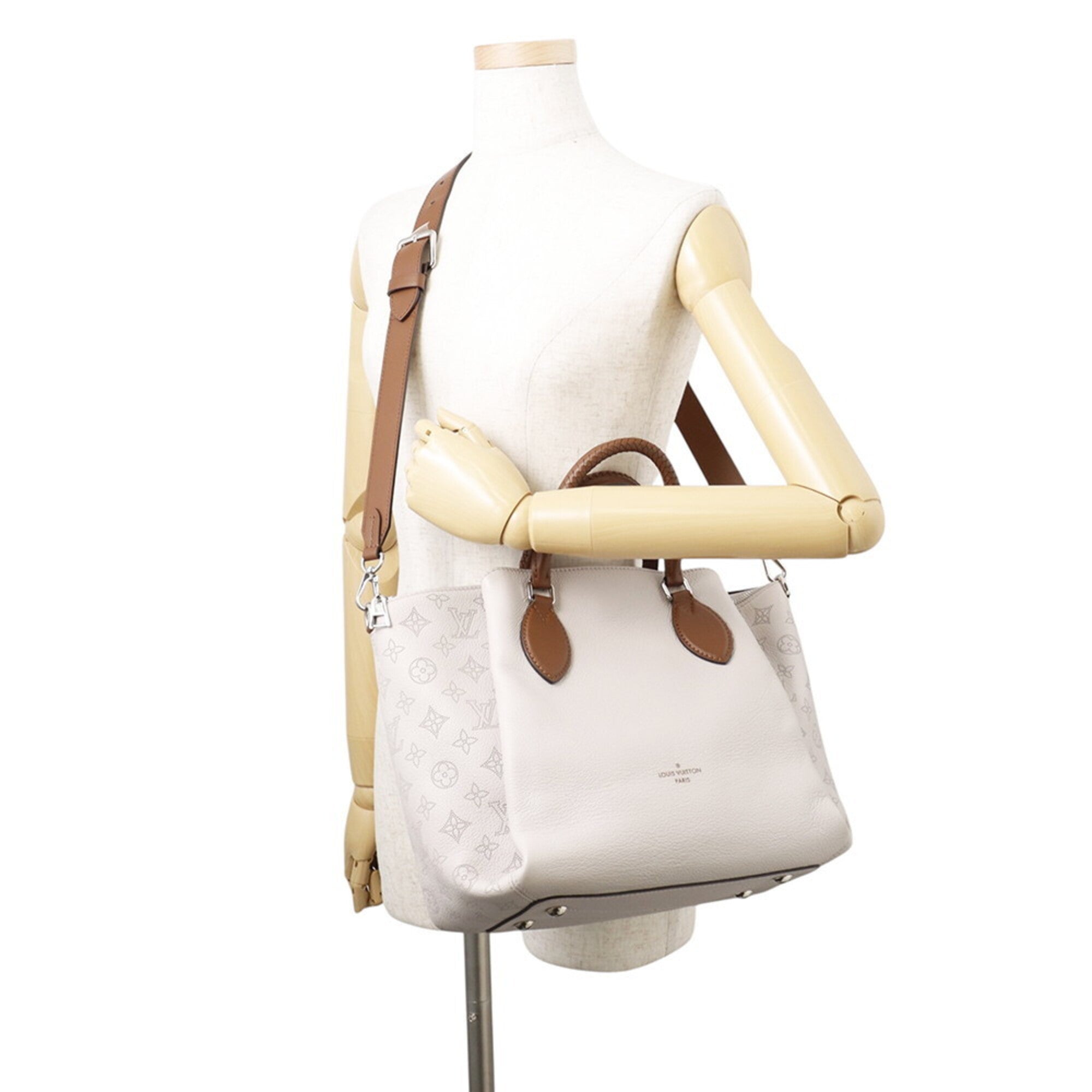 Louis Vuitton Galle Monogram Mahina Leather Handbag Shoulder Bag (Pre-Owned)
