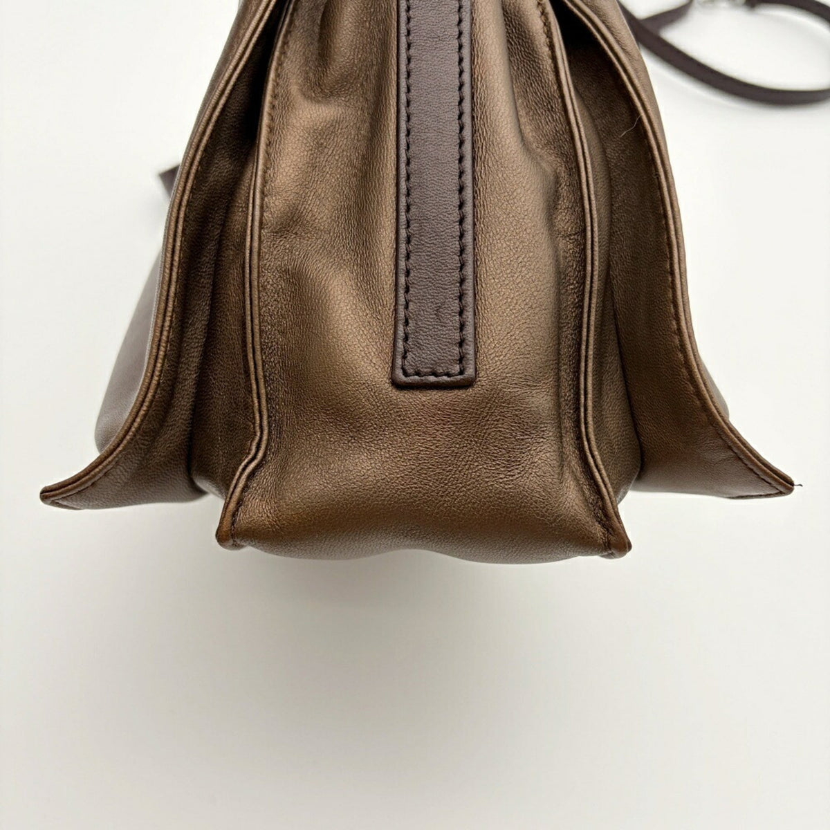 Loewe Bronze Nappa Leather Leather Shoulder Bag (Pre-Owned)