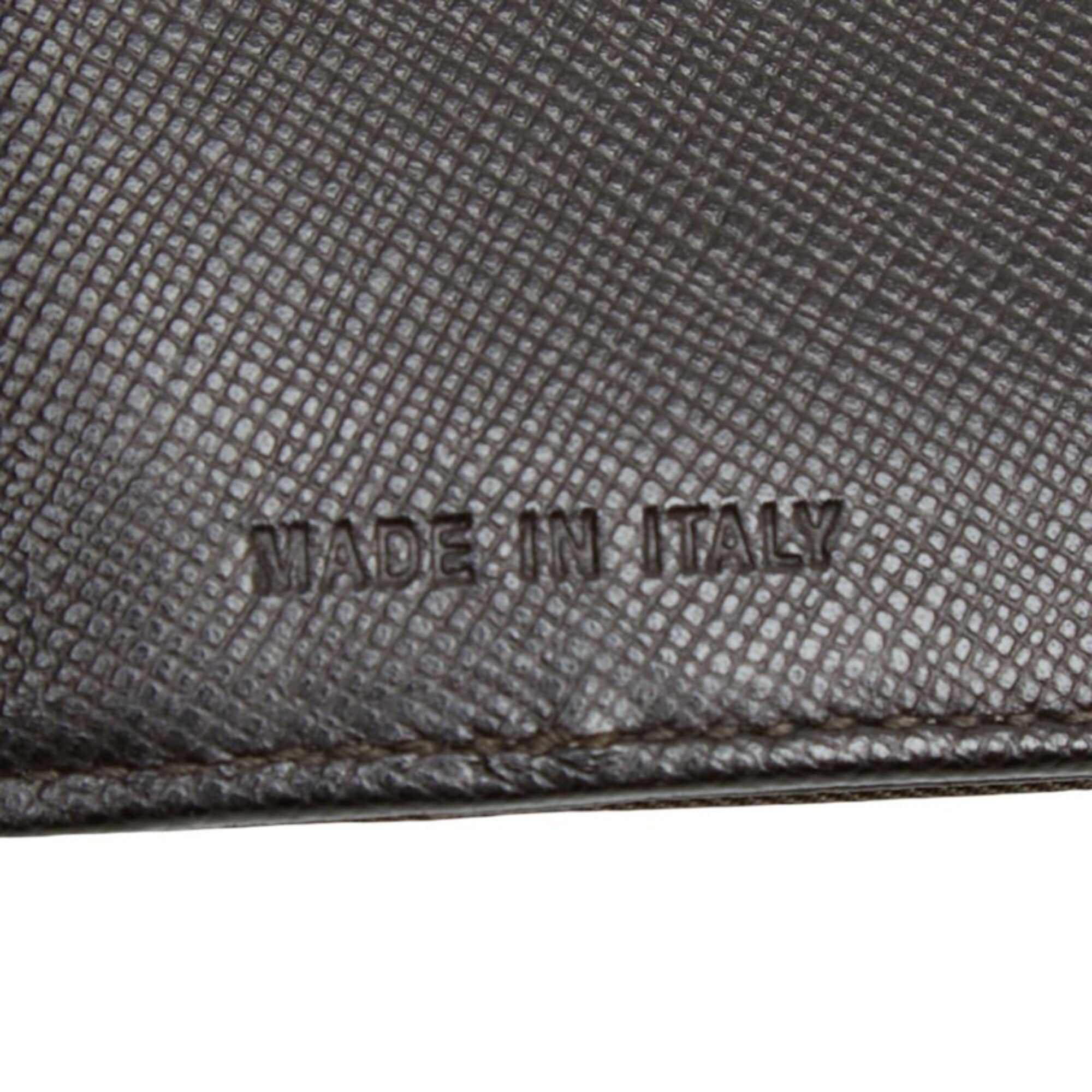 Prada Green Khaki Nylon Leather Wallet (Bi-Fold) (Pre-Owned)