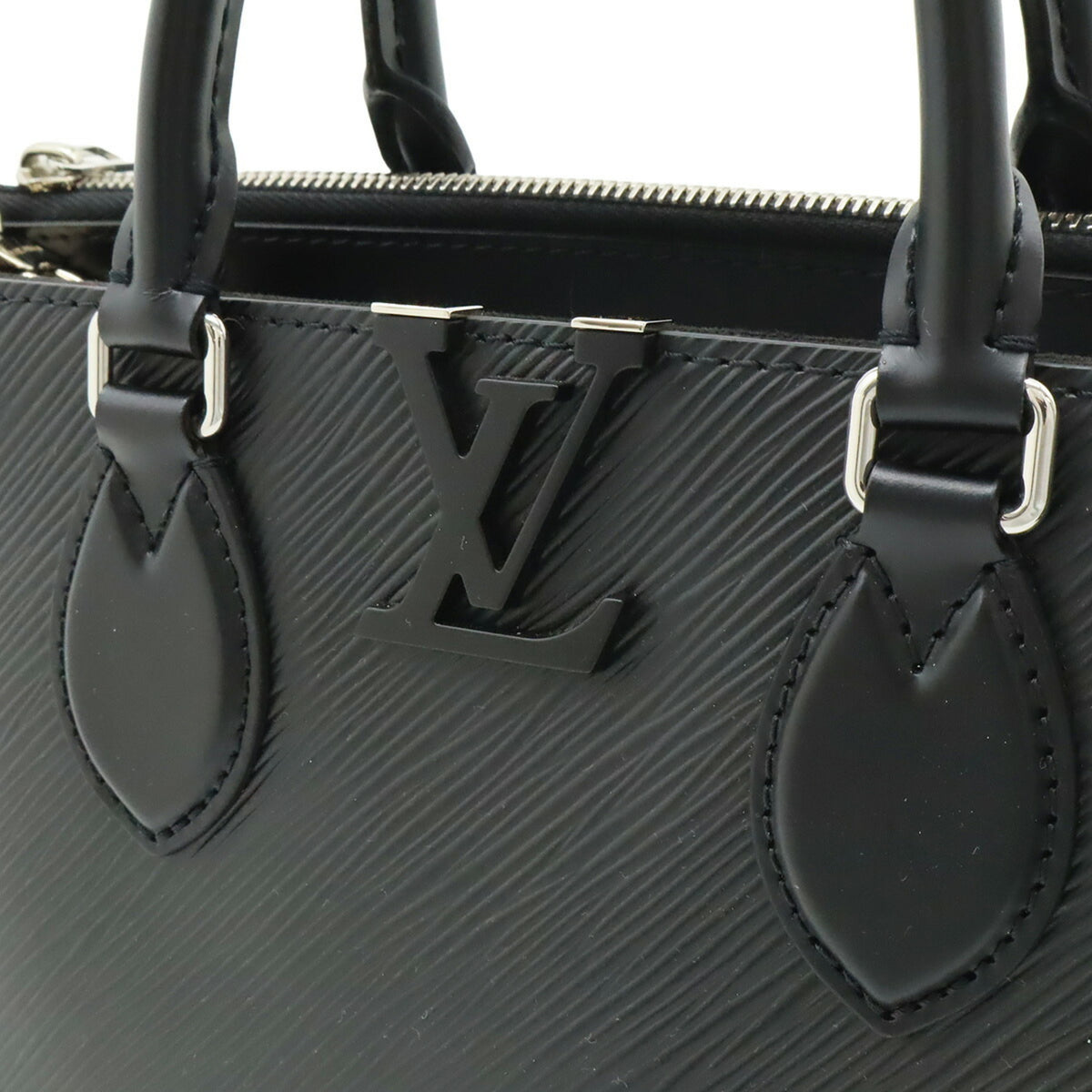 Louis Vuitton Black Noir Epi Leather Handbag Shoulder Bag (Pre-Owned)