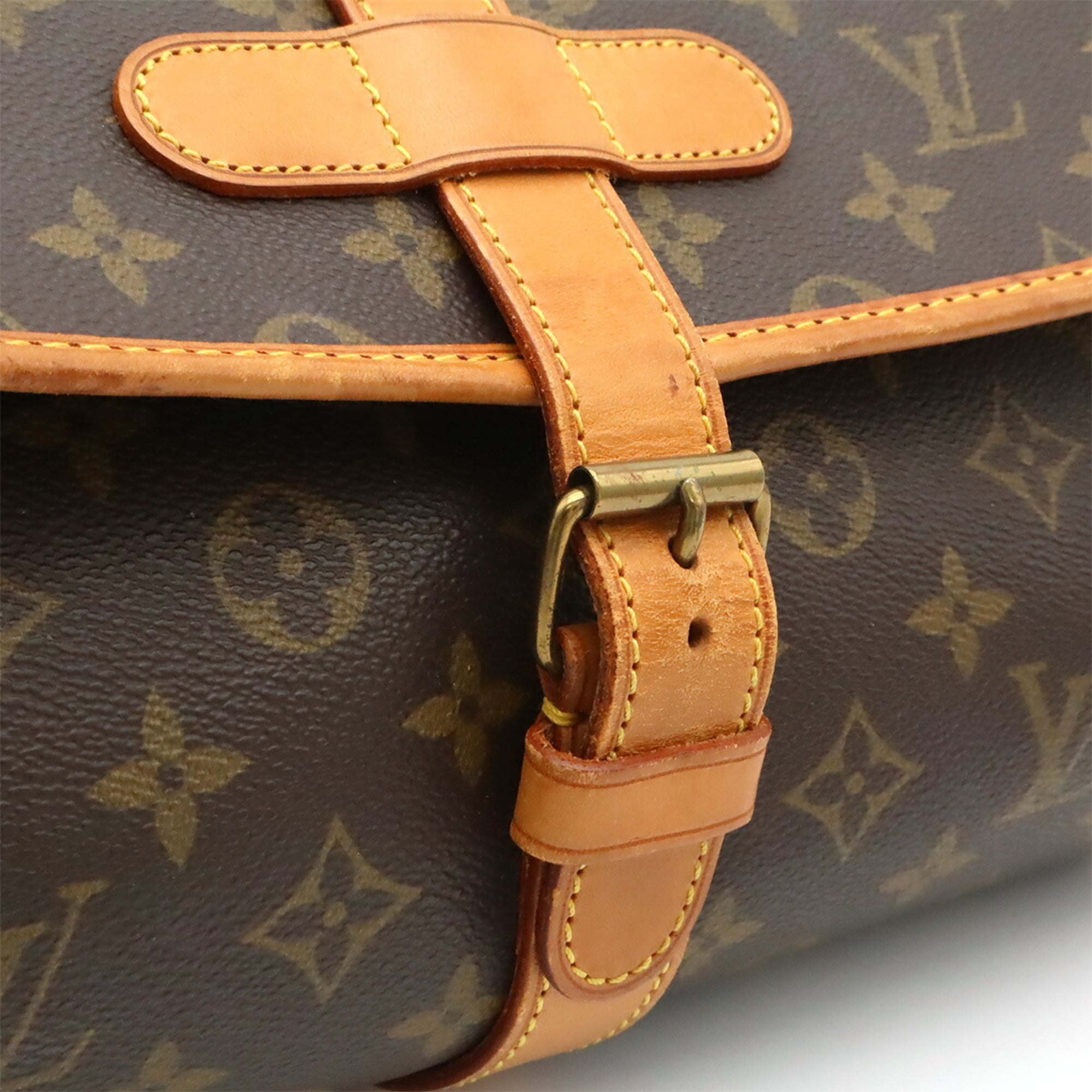 Louis Vuitton Brown Galle Monogram Shoulder Bag (Pre-Owned)