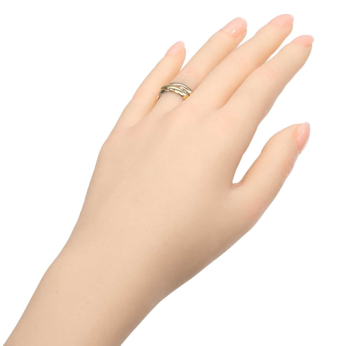 Cartier Trinity Yellow Gold (18K) Pink Gold (18K) White Gold (18K) Band Ring (Pre-Owned)