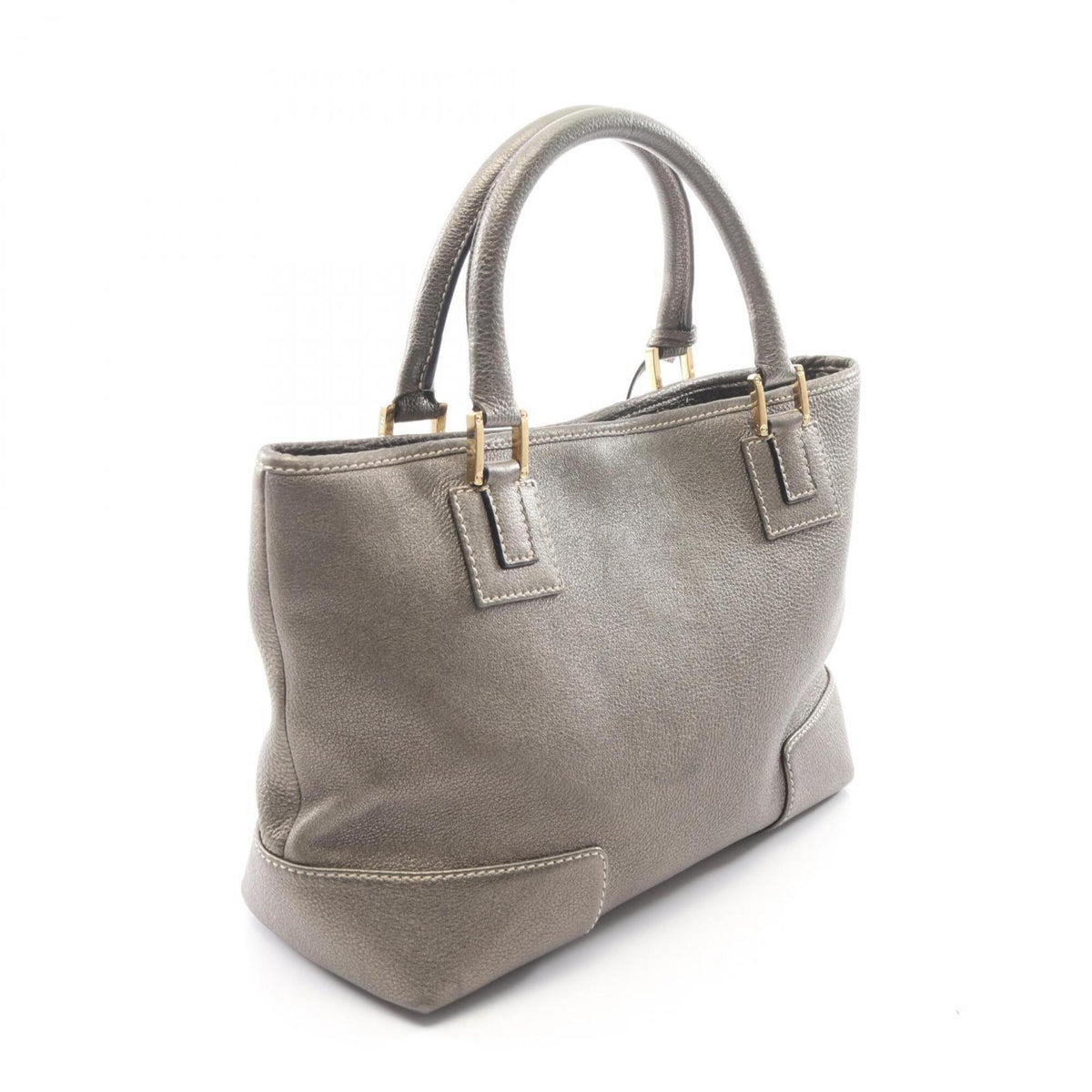 Loewe Gray Leather Handbag (Pre-Owned)