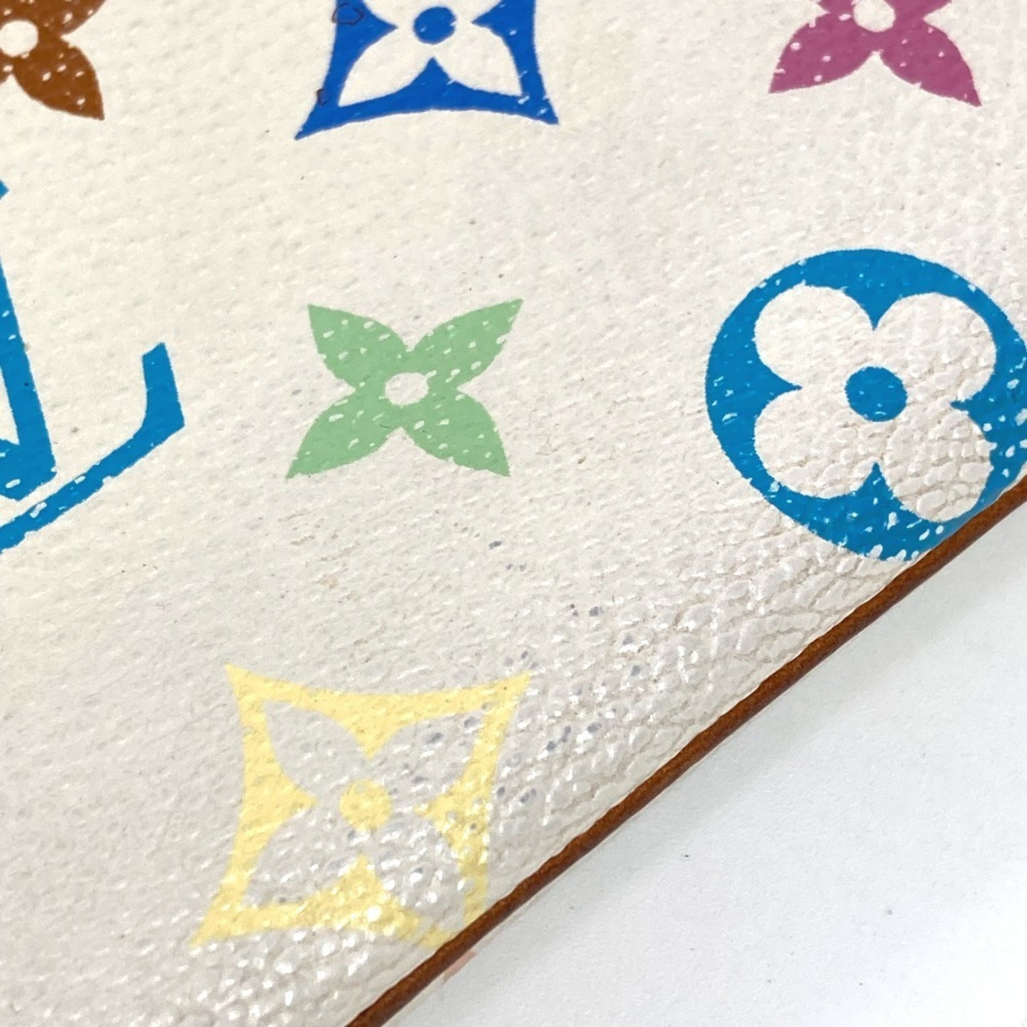 Louis Vuitton Blanc Monogram Multicolore Pouch Shoulder Bag (Pre-Owned)