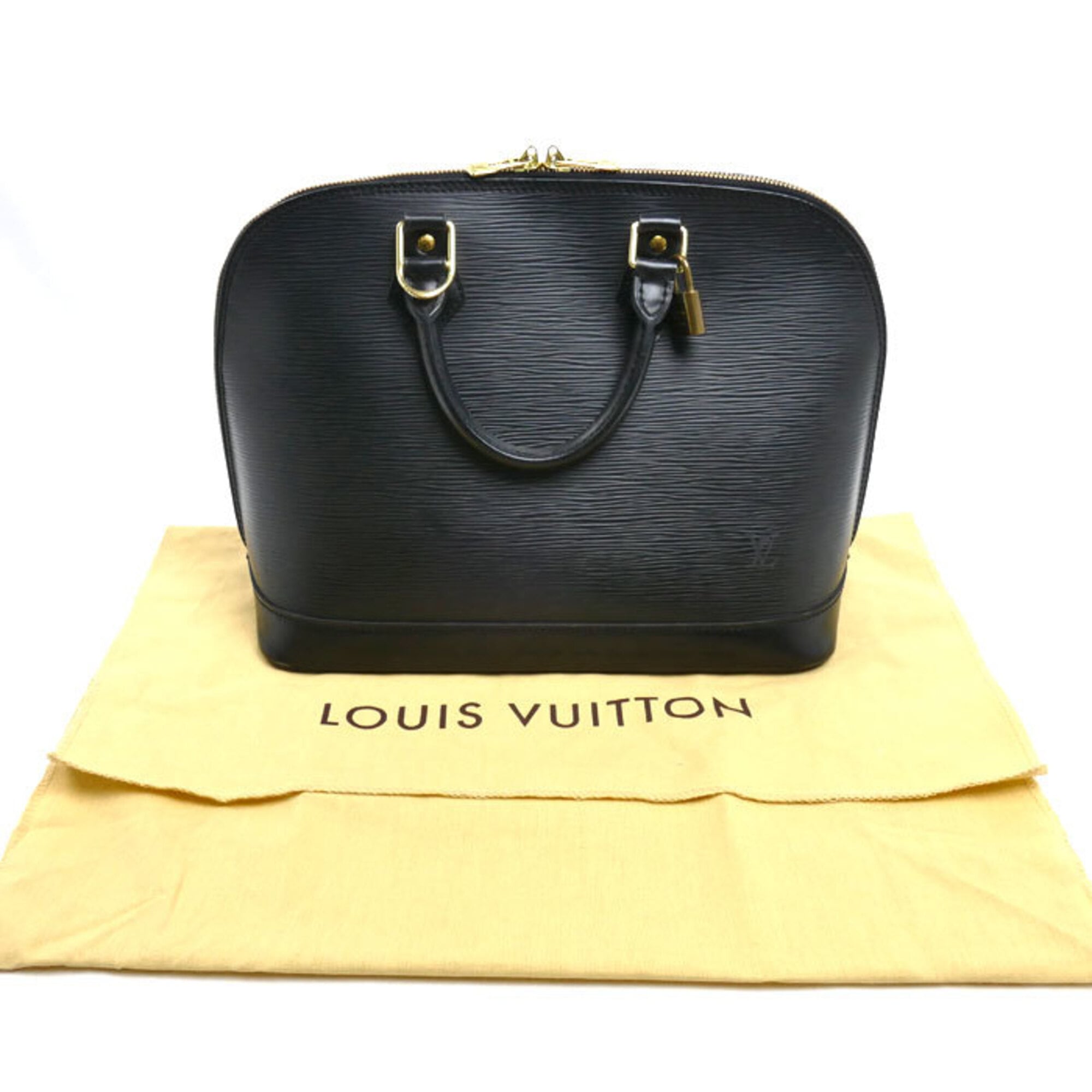Louis Vuitton Black Epi Leather Handbag (Pre-Owned)