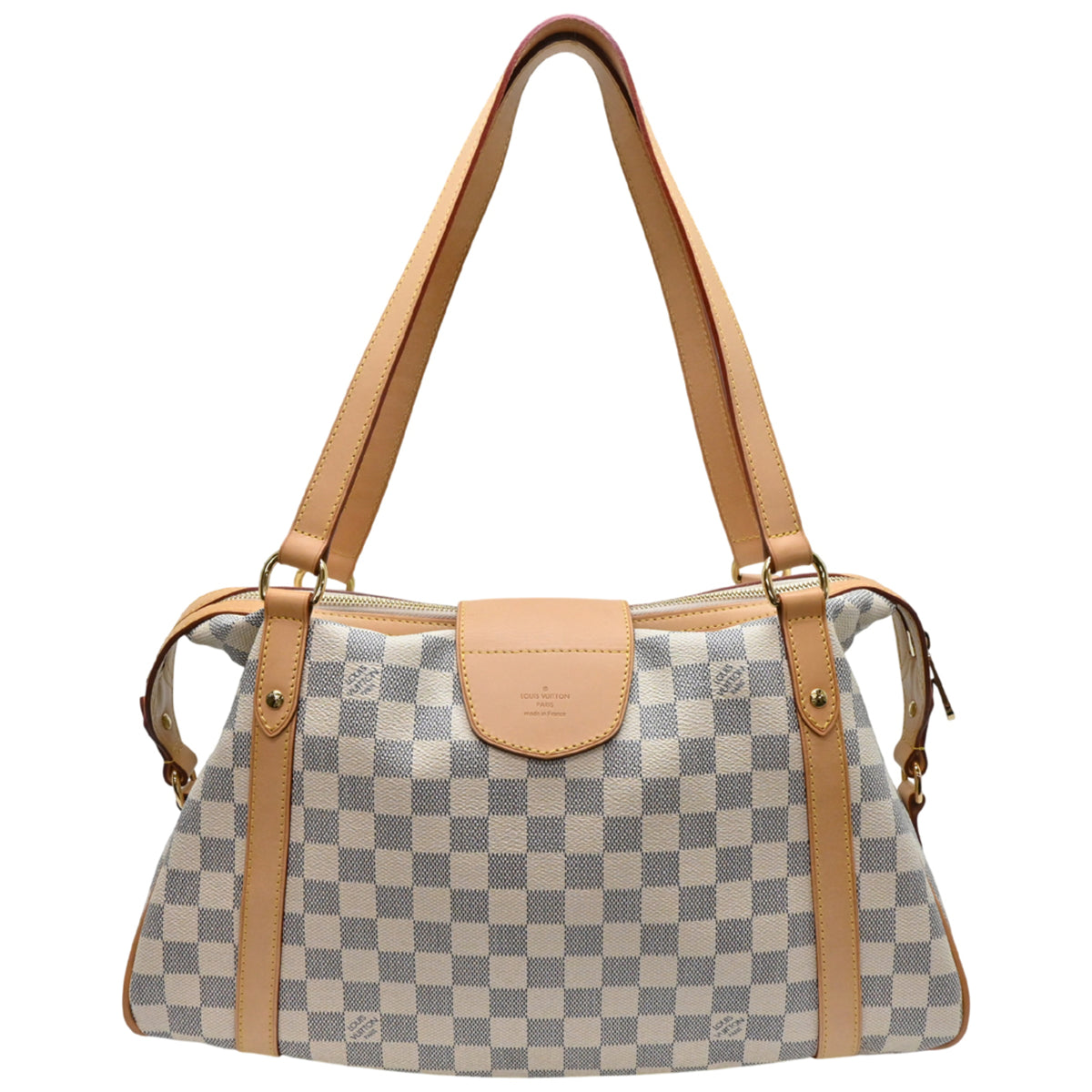 Louis Vuitton White Damier Azur Tote Bag (Pre-Owned)
