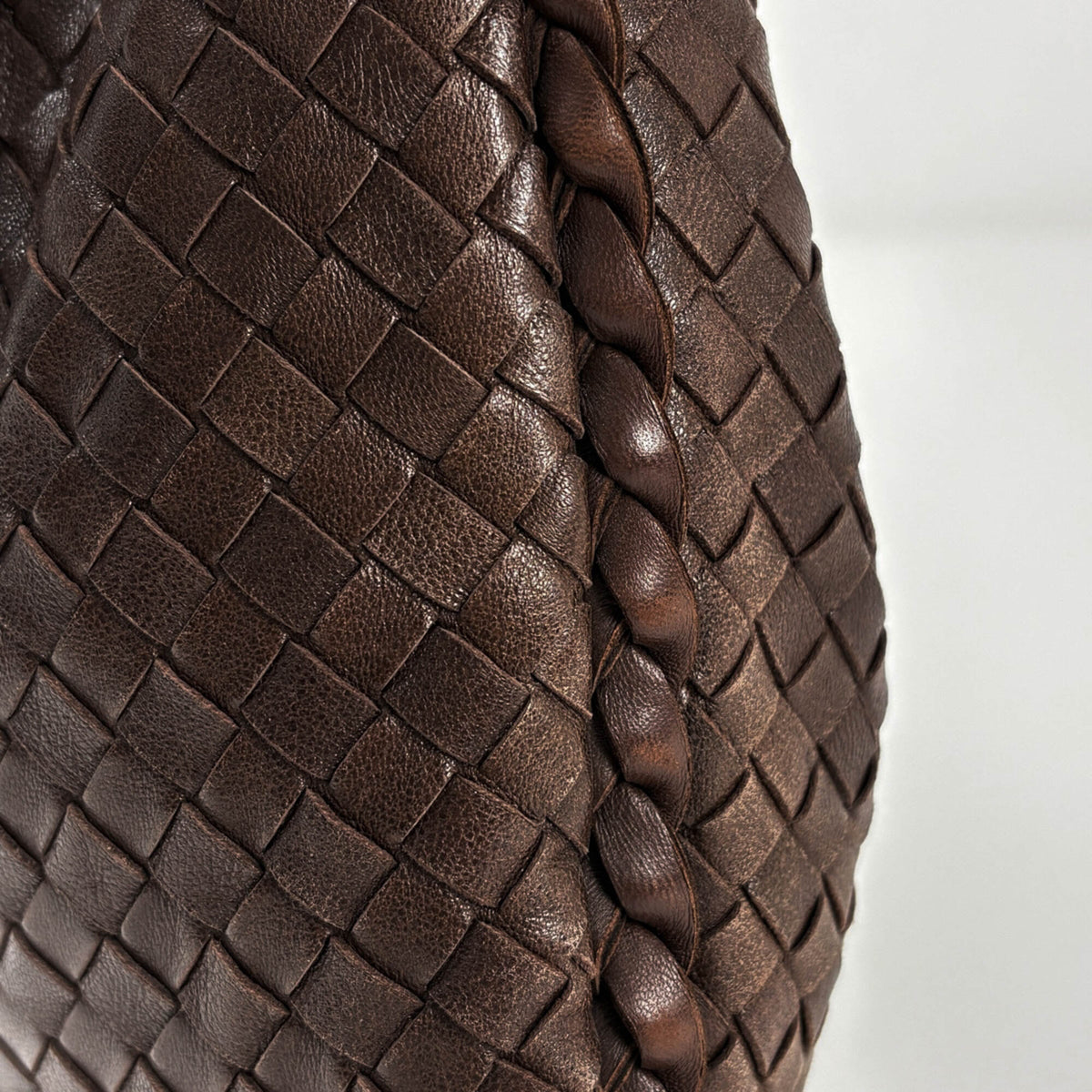 Bottega Veneta Brown Leather Shoulder Bag (Pre-Owned)