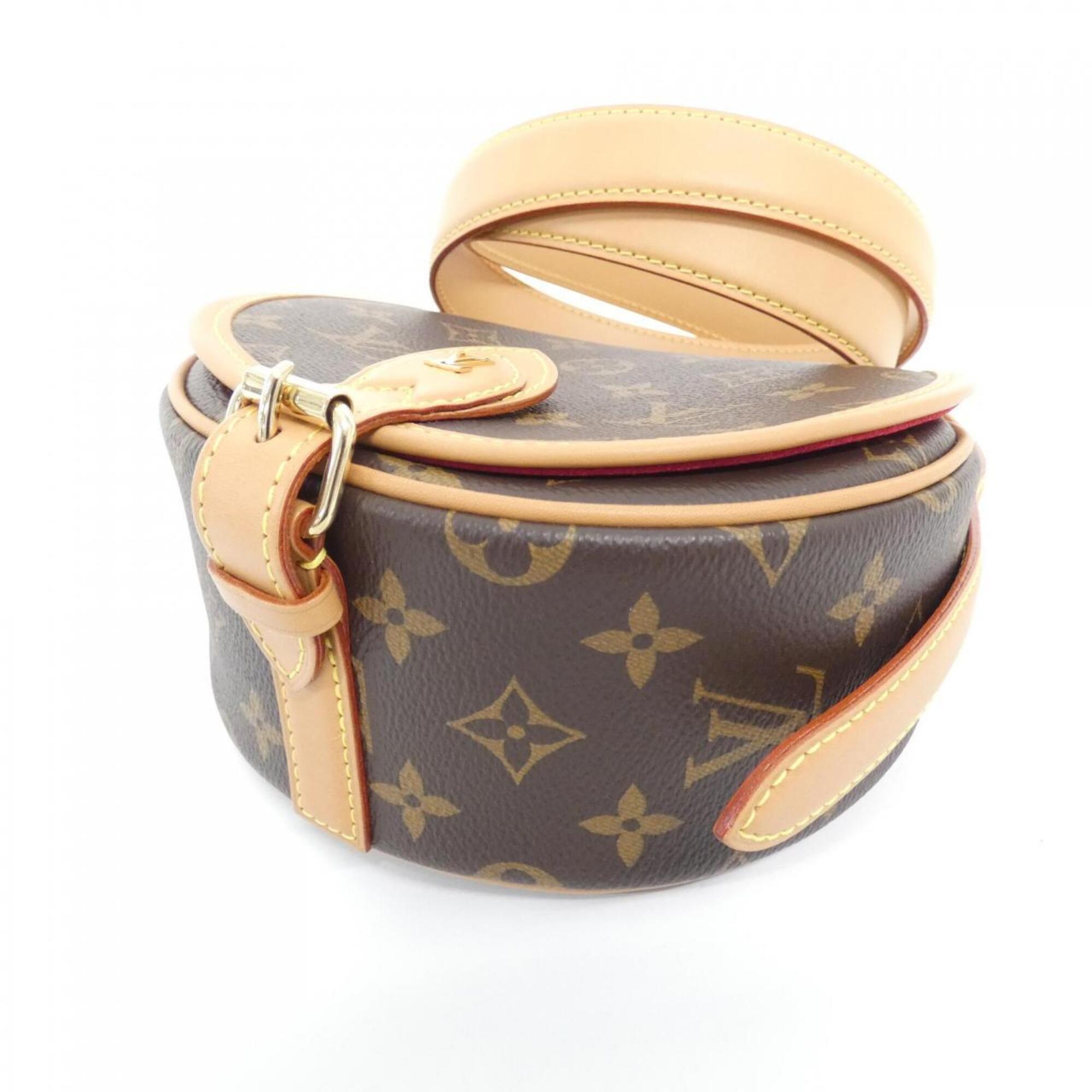 Louis Vuitton Marron Coated Canvas Shoulder Bag (Pre-Owned)