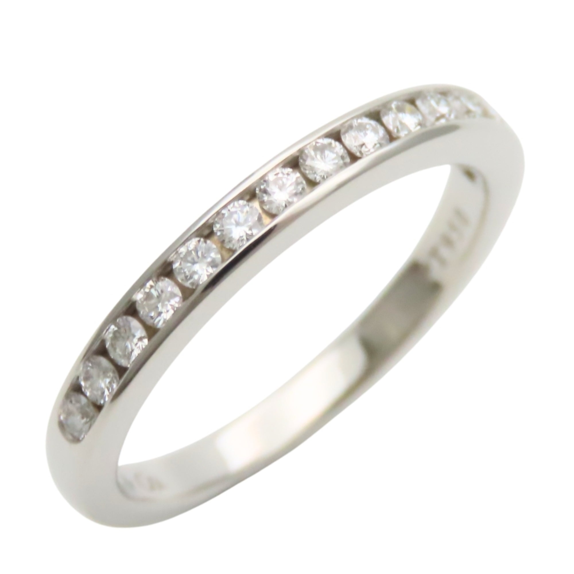 Tiffany Platinum Platinum 950 Band Ring (Pre-Owned)