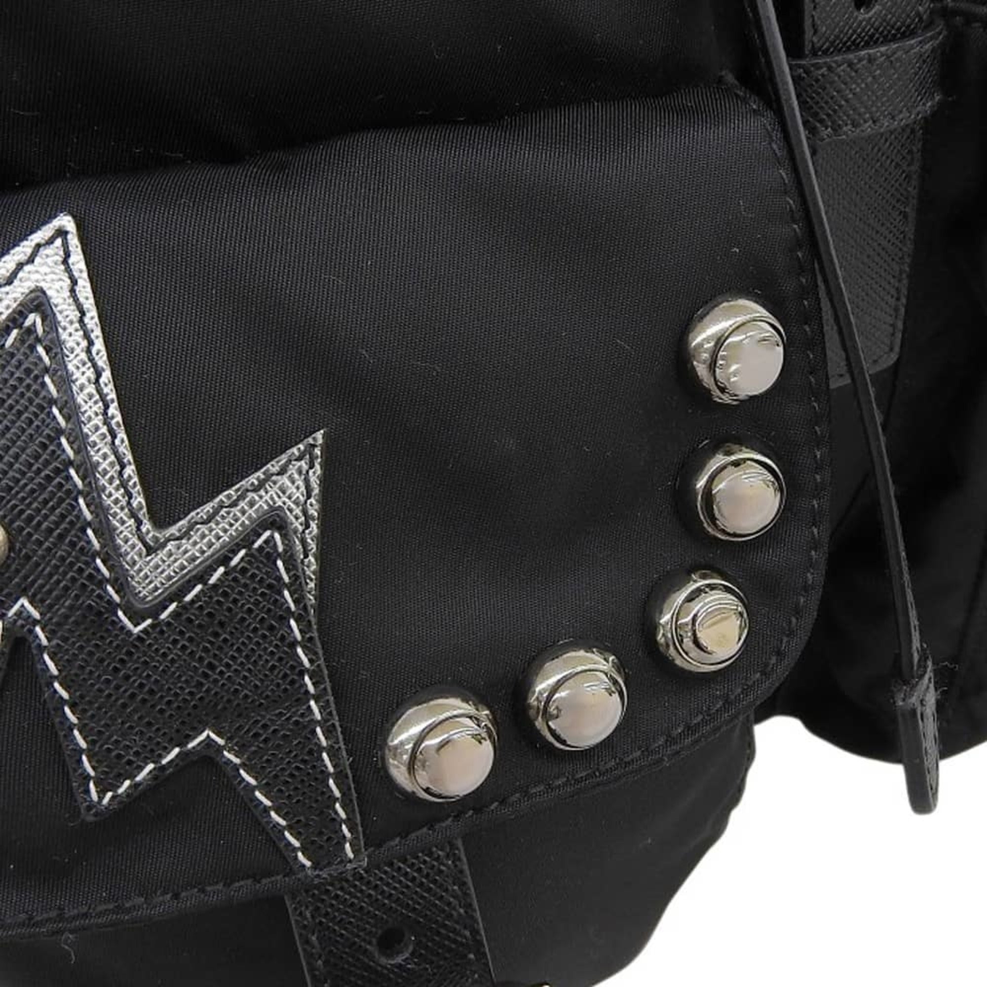 Prada Black Nylon Backpack (Pre-Owned)
