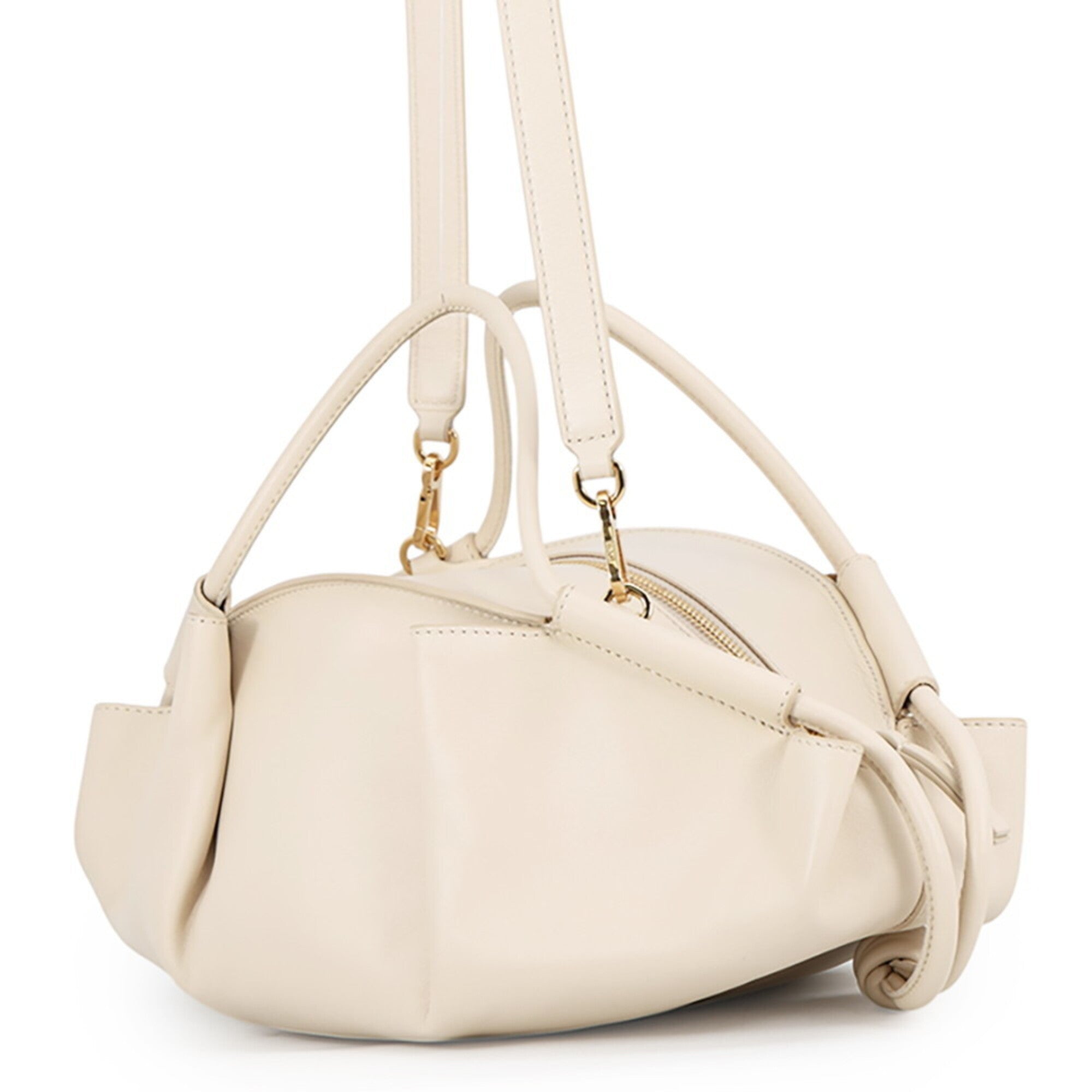 Loewe Ivory Leather Handbag Shoulder Bag (Pre-Owned)
