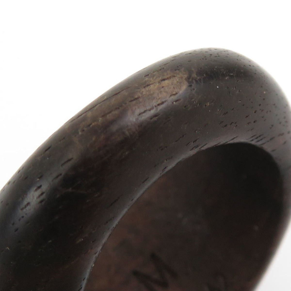 Louis Vuitton Brown Wood Band Ring (Pre-Owned)