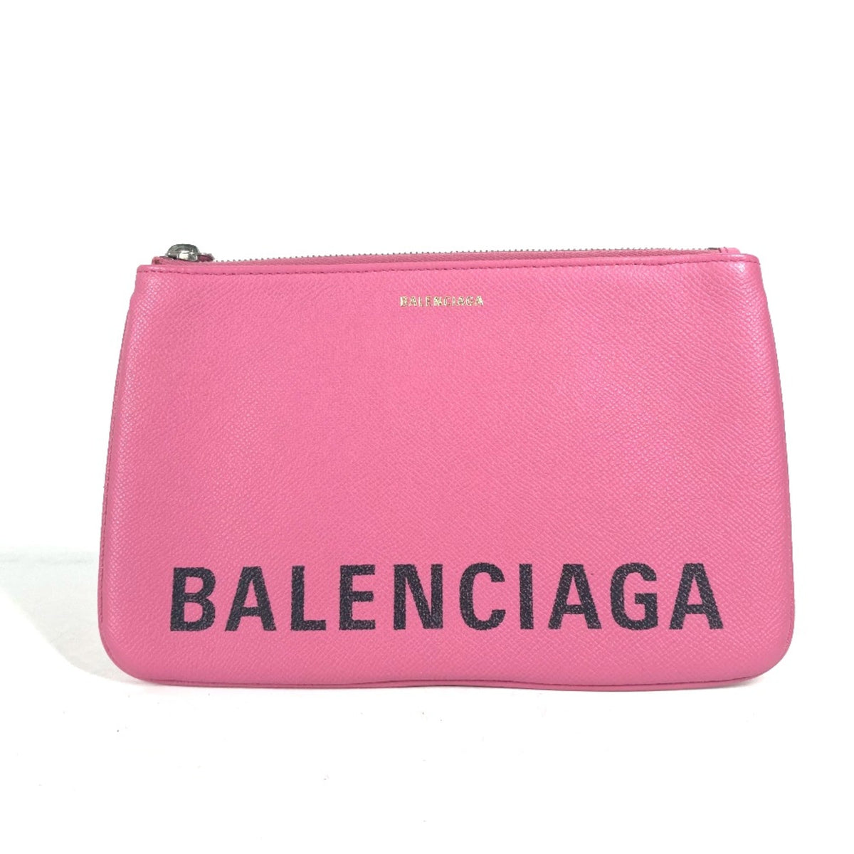 Balenciaga Pink Leather Clutch Bag (Pre-Owned)