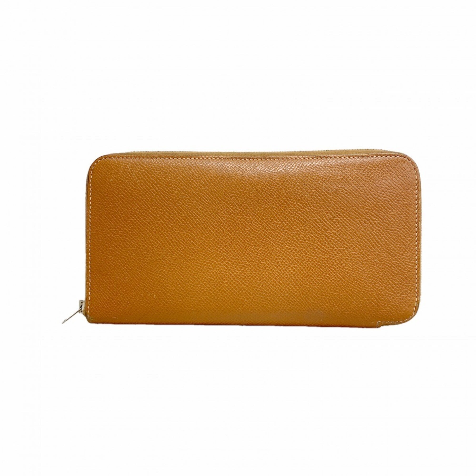 Hermes Gold Epsom Leather Long Wallet (Bi-Fold) (Pre-Owned)