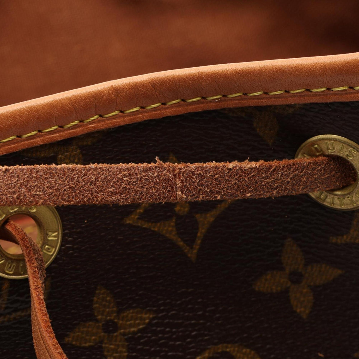 Louis Vuitton Brown Pvc Leather Backpack Handbag (Pre-Owned)