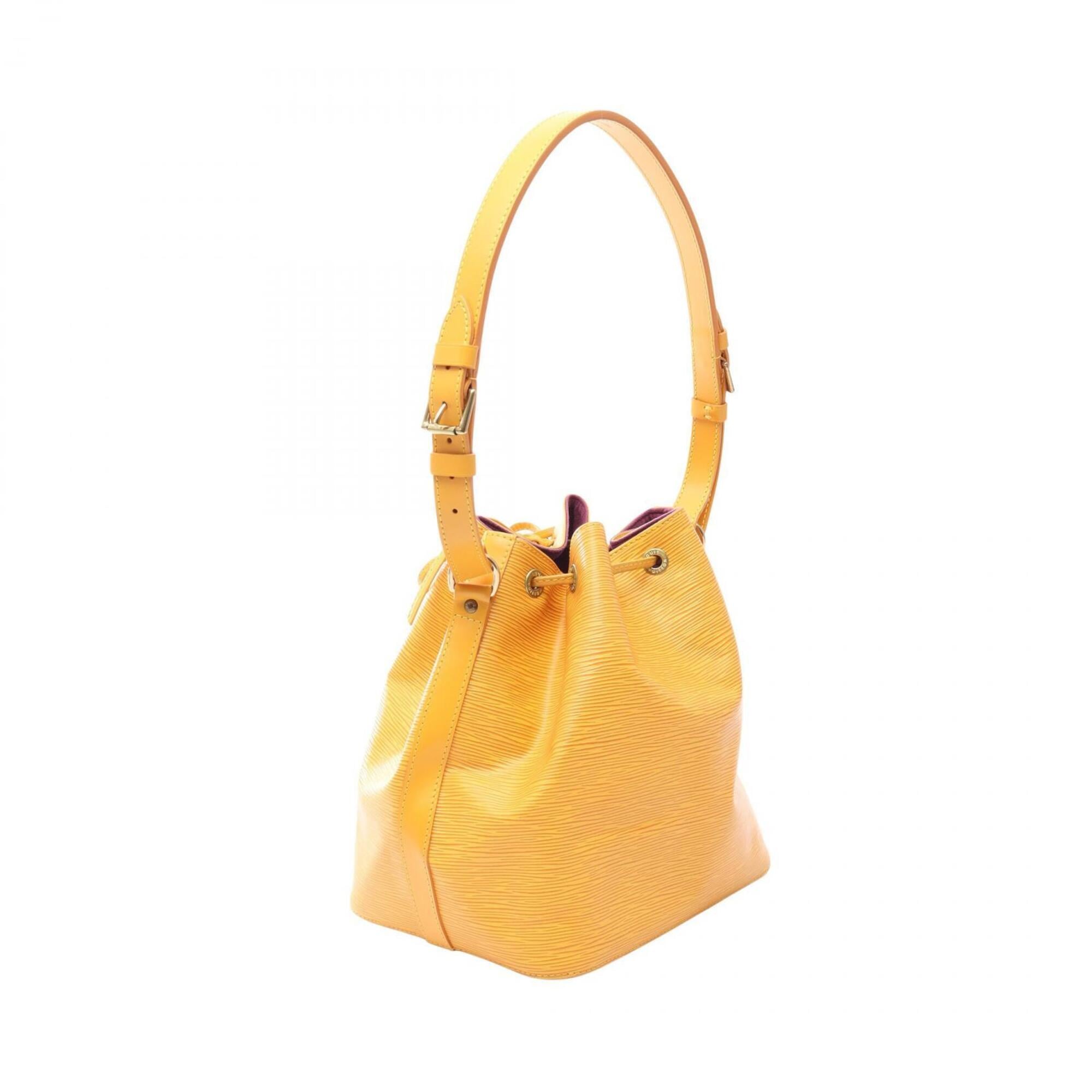 Louis Vuitton Yellow Epi Leather Handbag Shoulder Bag (Pre-Owned)