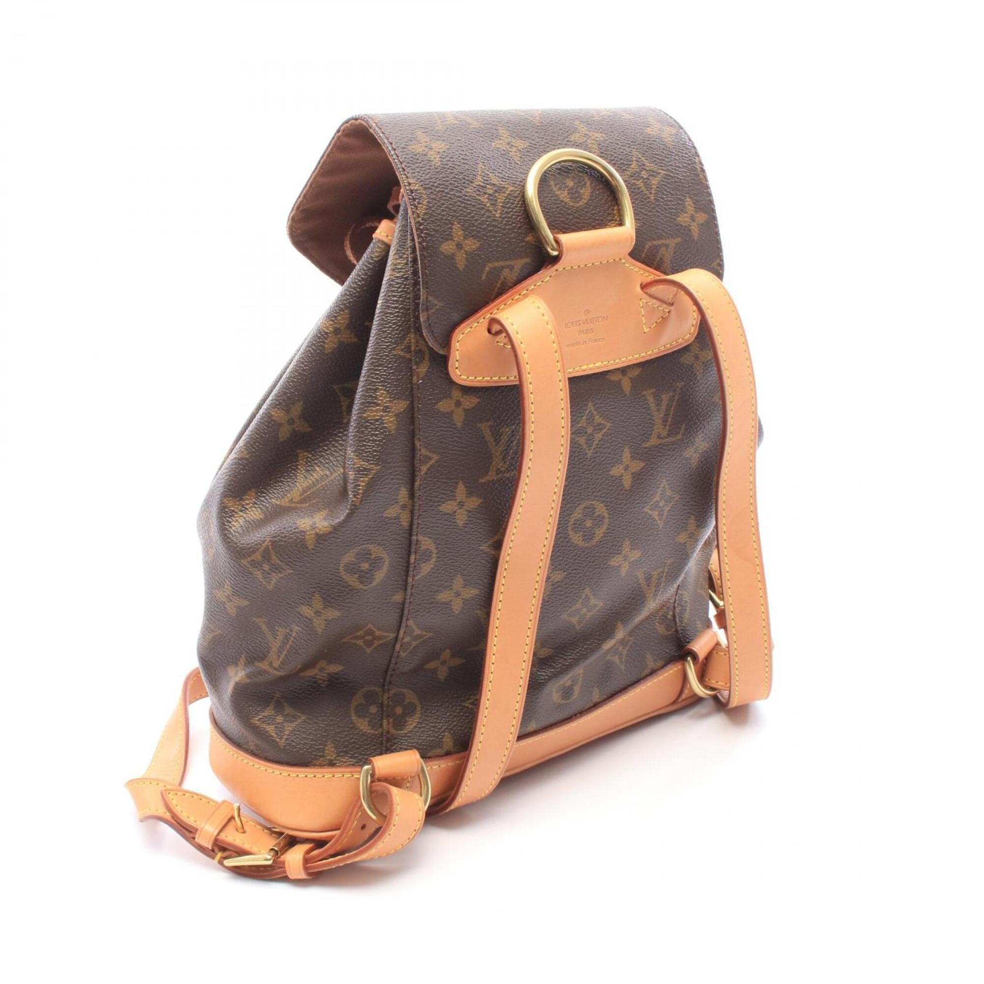 Louis Vuitton Brown Monogram Monogram Leather Backpack (Pre-Owned)