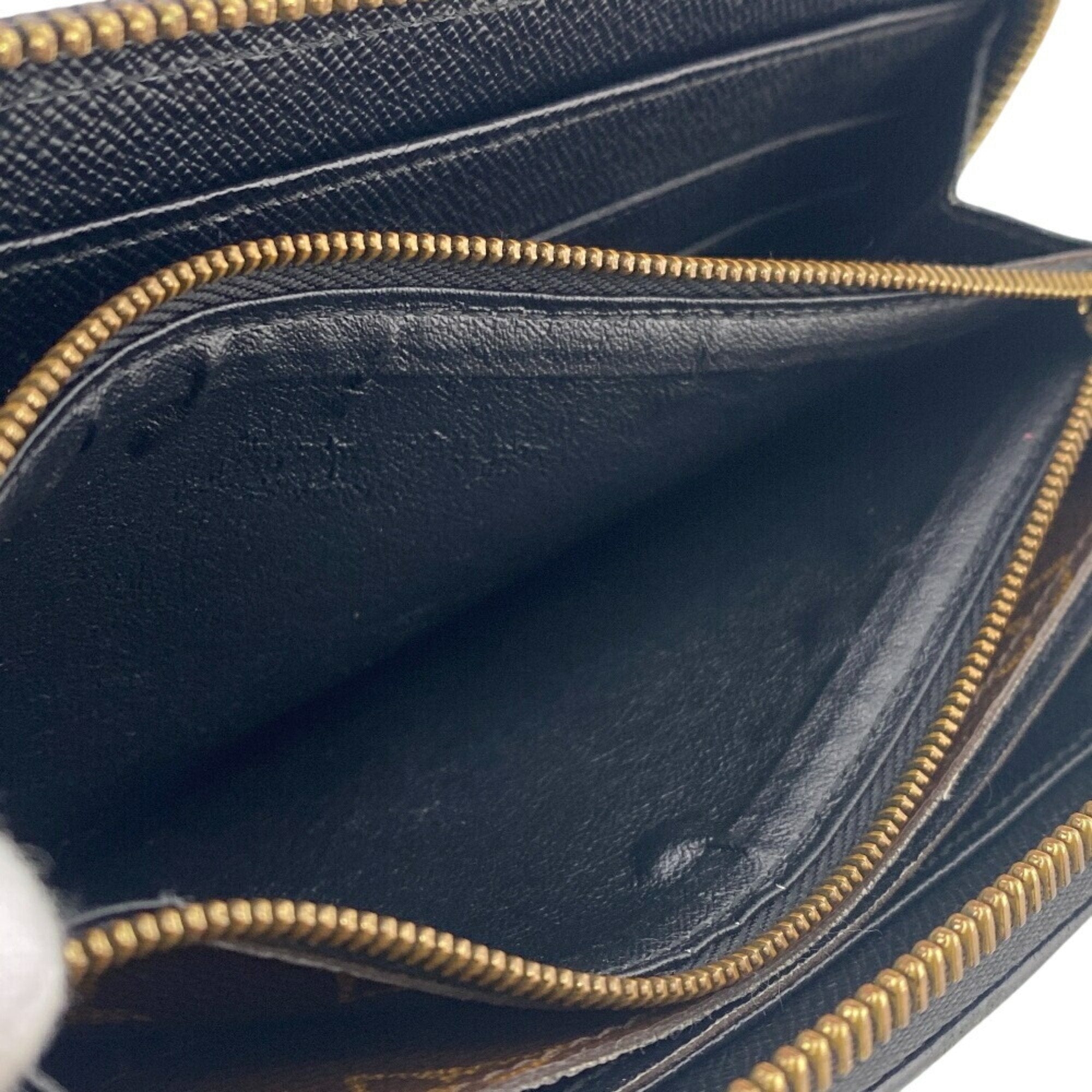 Louis Vuitton Monogram Black Brown Monogram Monogram Long Wallet (Bi-Fold) (Pre-Owned)