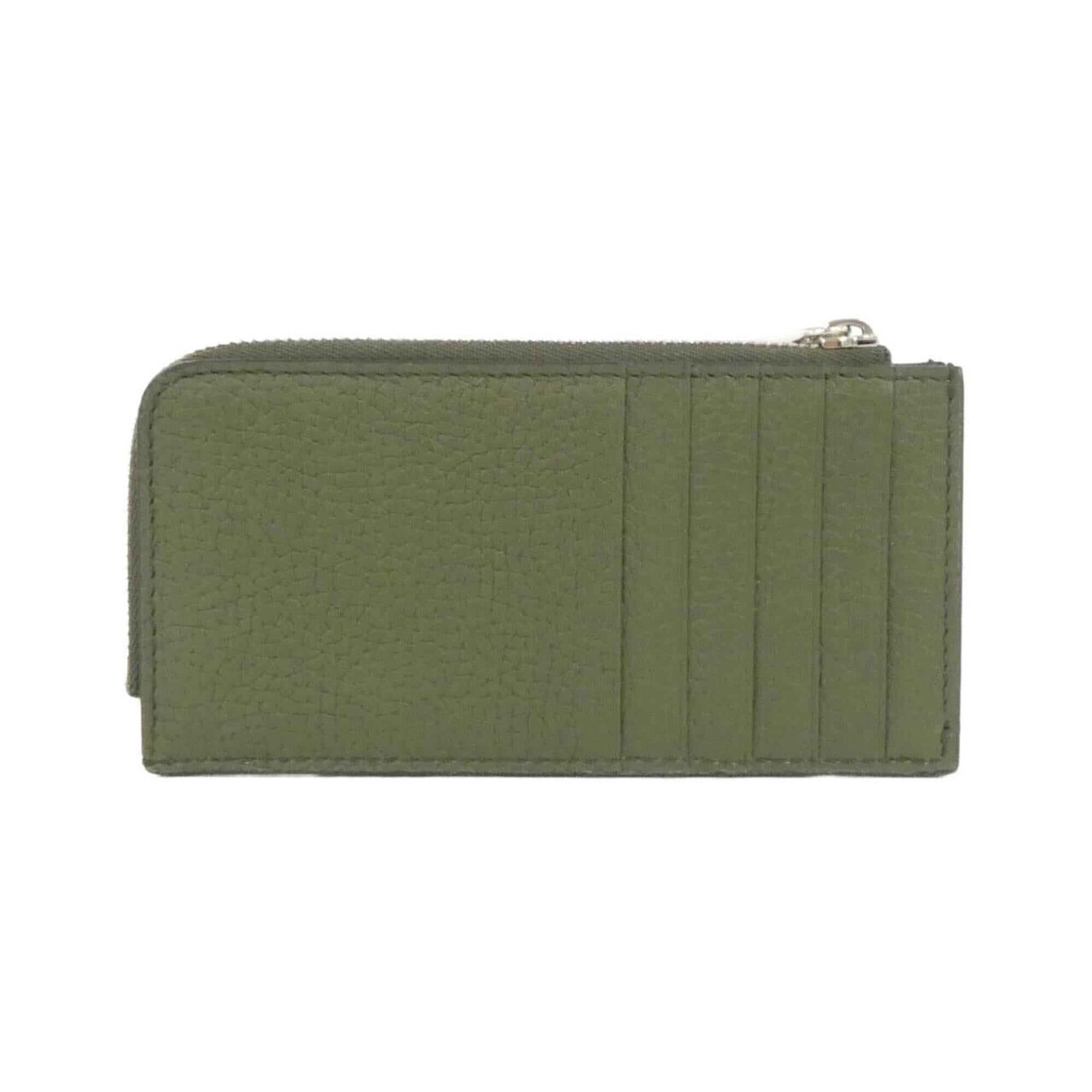 Gucci Green Leather Coin Purse/Coin Case (Pre-Owned)