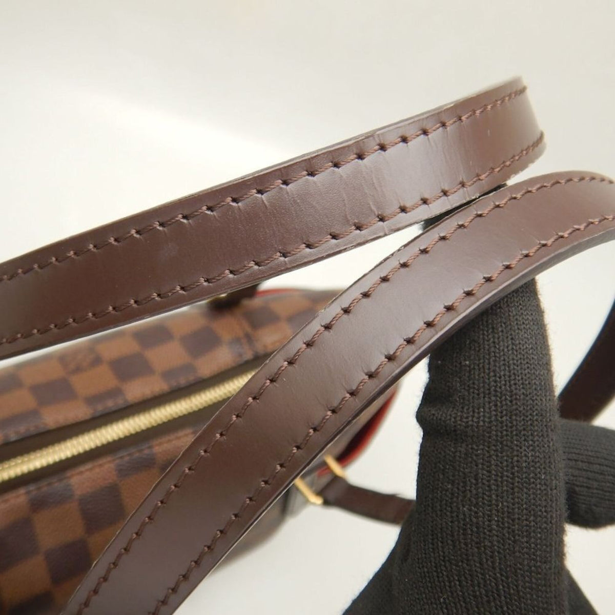Louis Vuitton Damier Canvas Ebene Damier Canvas Tote Bag (Pre-Owned)