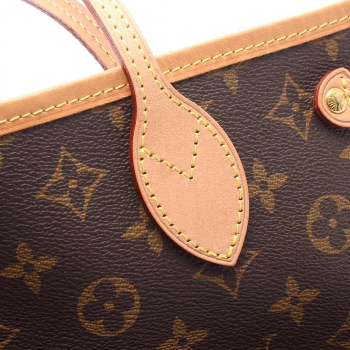 Louis Vuitton Brown Coated Canvas Pvc Monogram Leather Handbag Tote Bag (Pre-Owned)