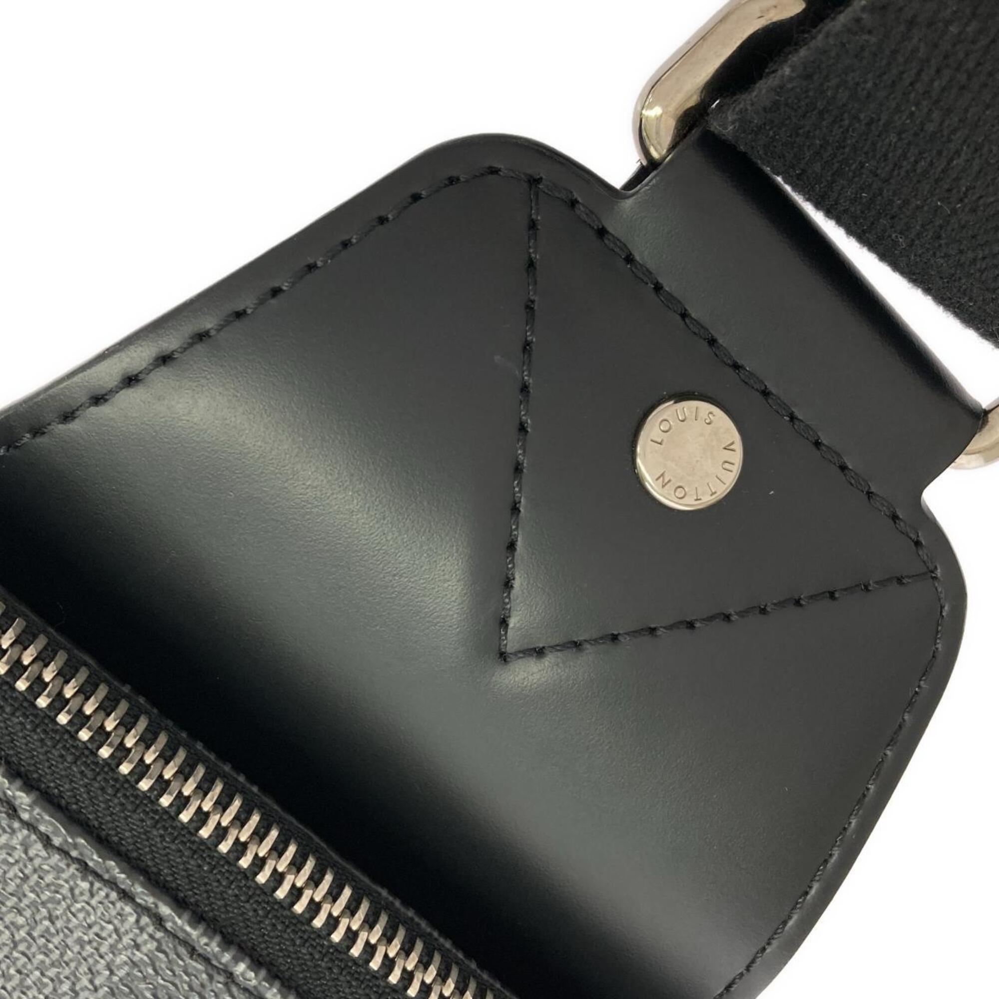 Louis Vuitton Graphite Coated Canvas Shoulder Bag (Pre-Owned)