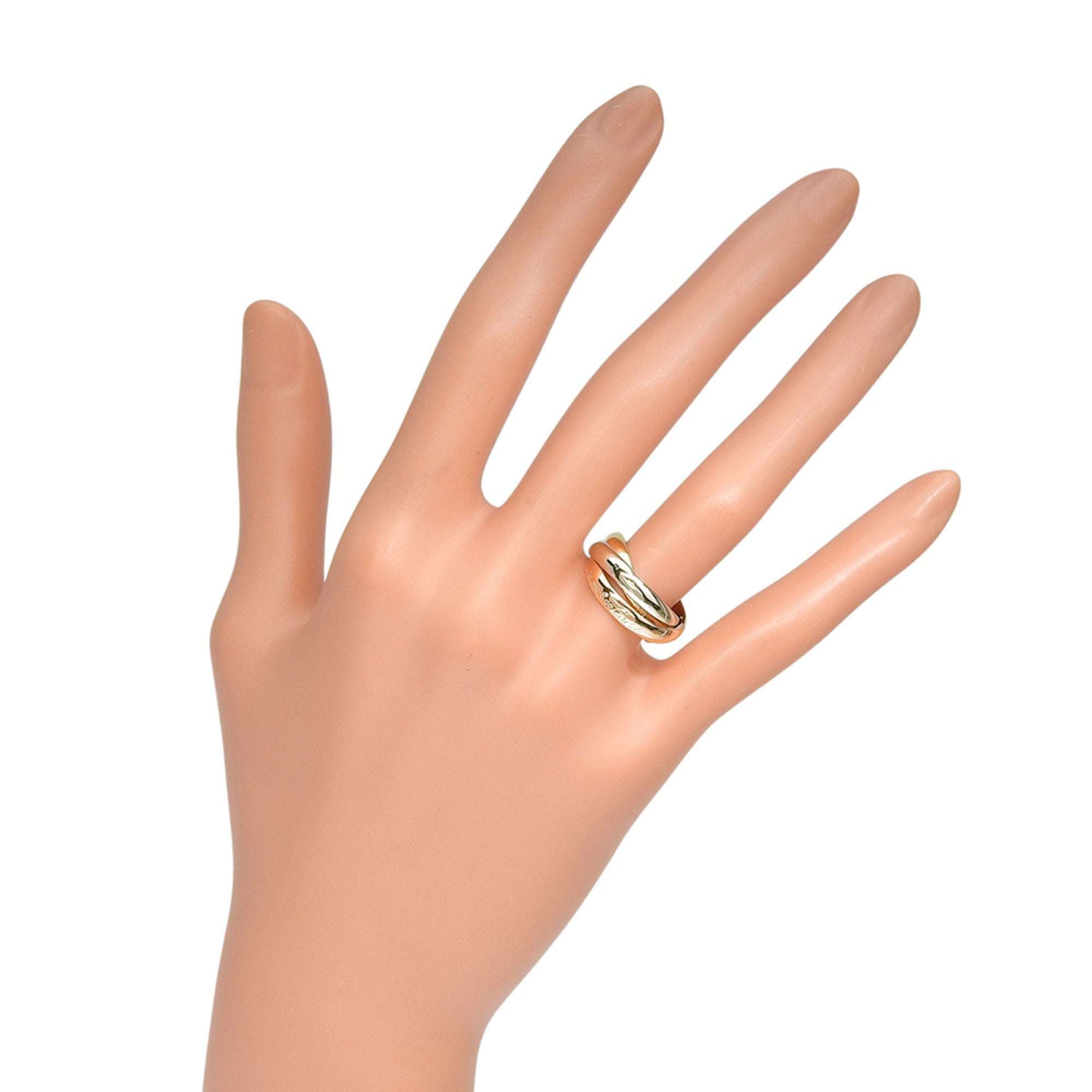 Cartier Trinity Yellow Gold (18K) Pink Gold (18K) White Gold (18K) Band Ring (Pre-Owned)