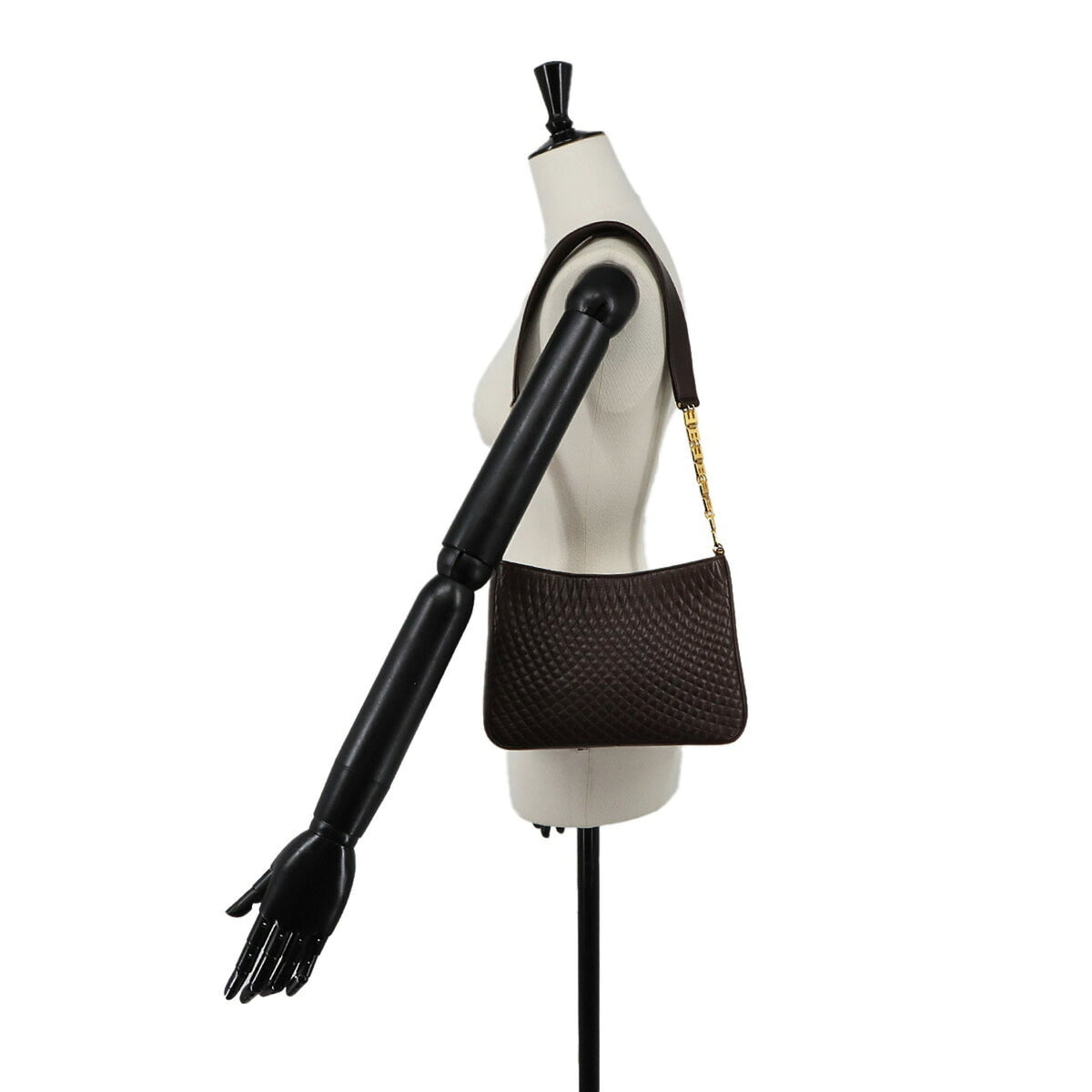 Bally Brown Leather Handbag Shoulder Bag (Pre-Owned)