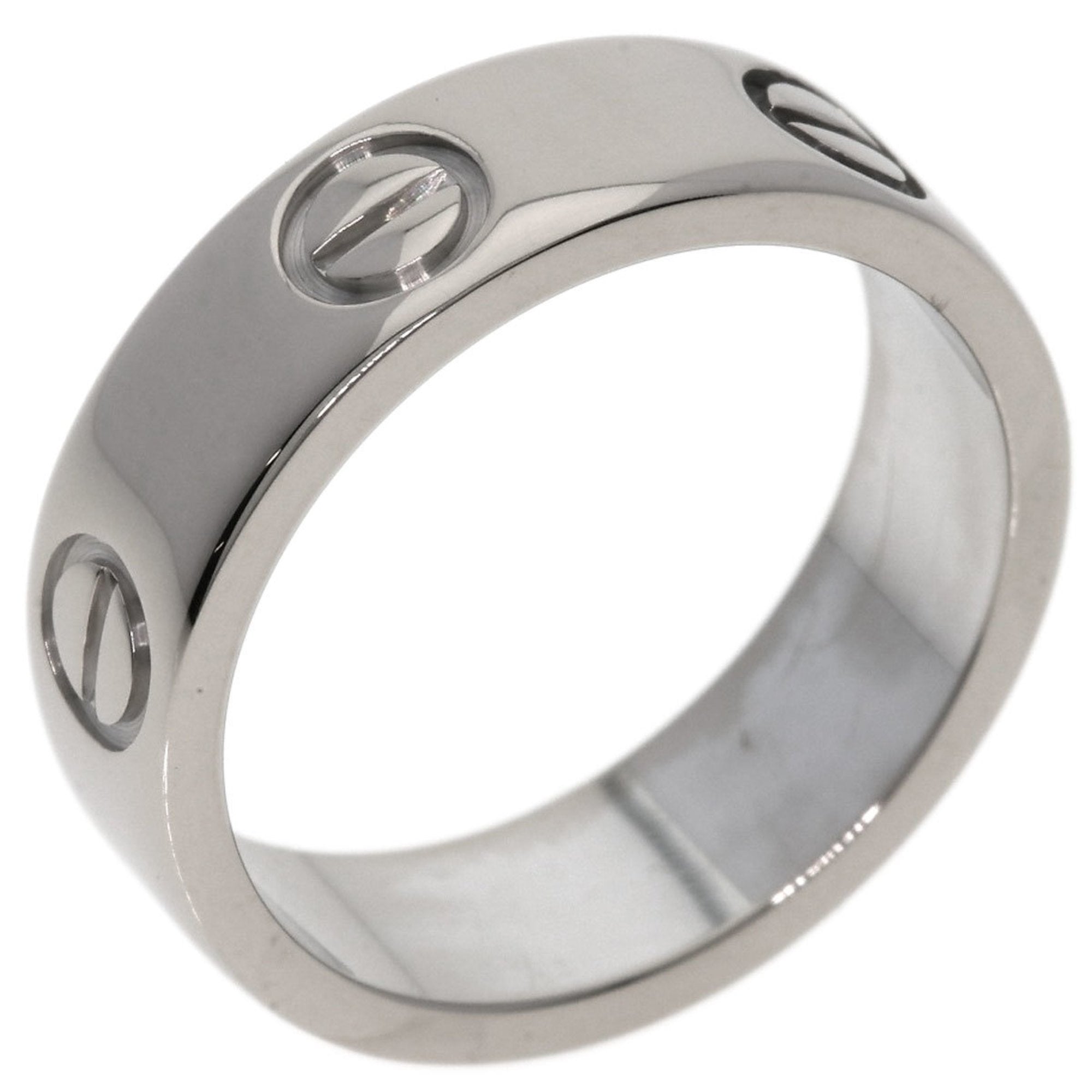 Cartier White Gold White Gold (18K) Band Ring (Pre-Owned)