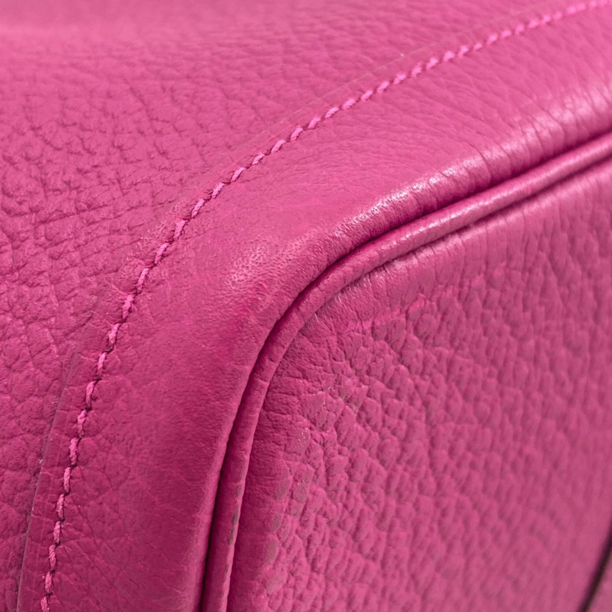 Hermes Pink Purple Negonda Leather Handbag (Pre-Owned)