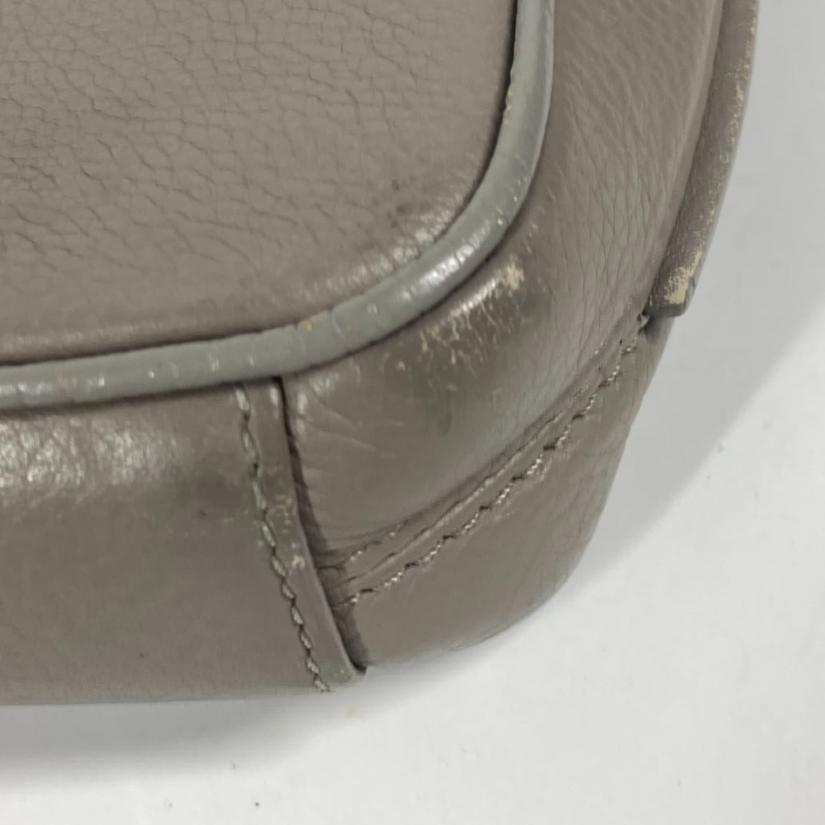 Christian Dior Gray Leather Clutch Bag (Pre-Owned)