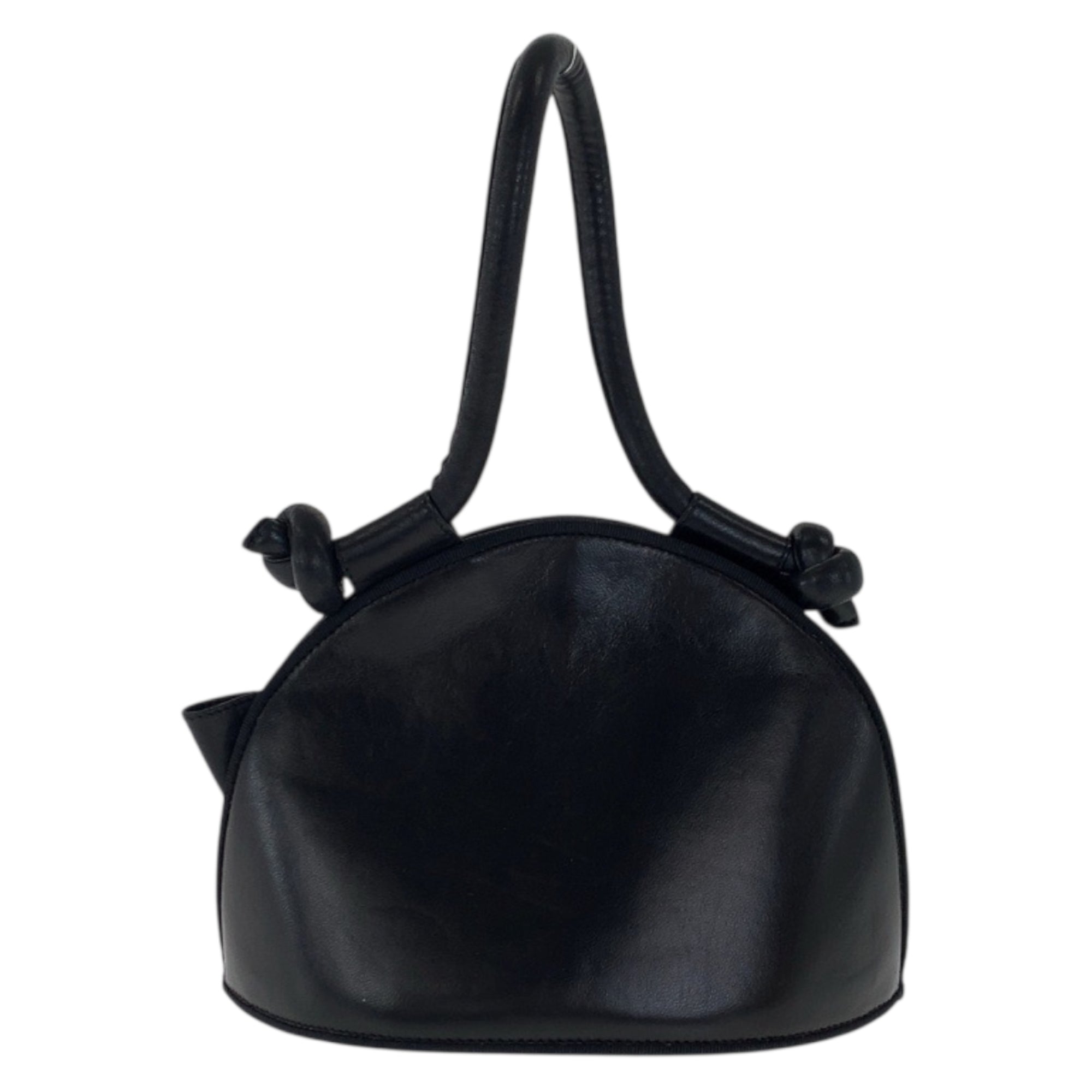 Salvatore Ferragamo Black Leather Handbag (Pre-Owned)