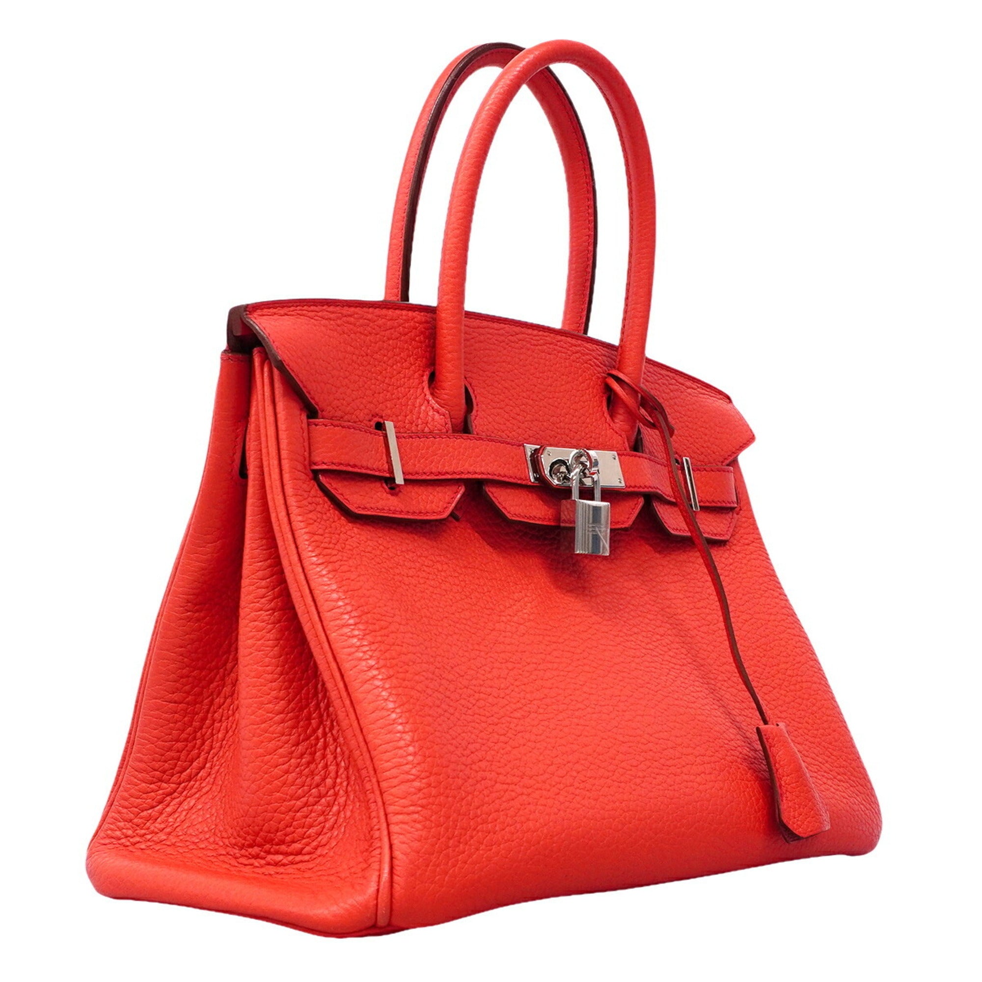 Hermes Bougainvillier Taurillon Clemence Leather Handbag (Pre-Owned)