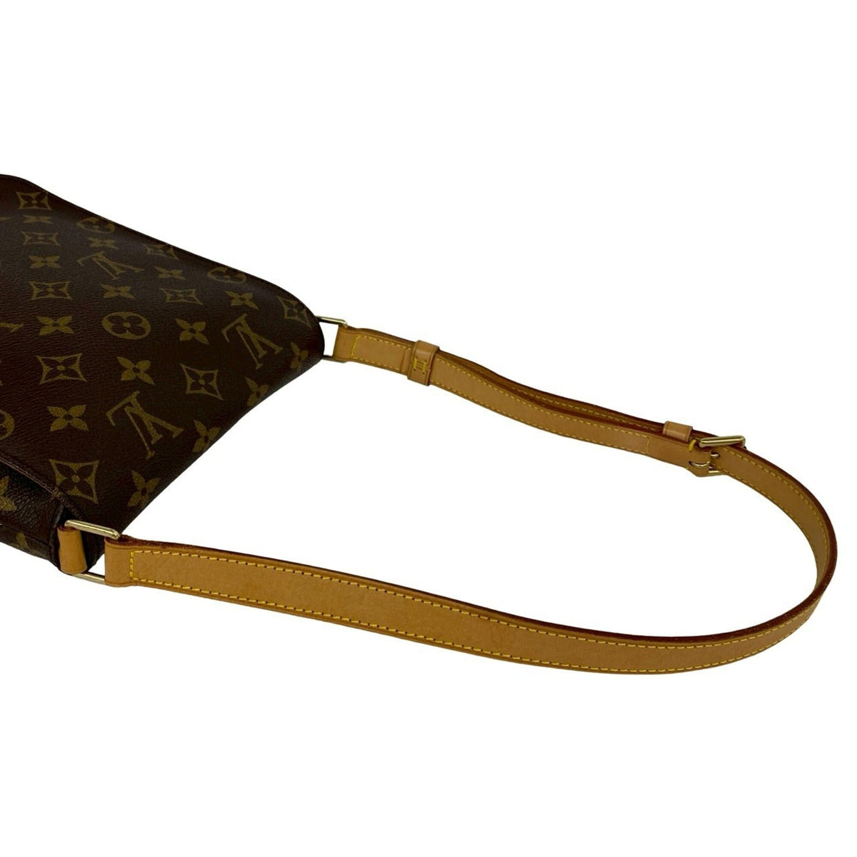 Louis Vuitton Brown Leather Pvc Pochette Shoulder Bag (Pre-Owned)