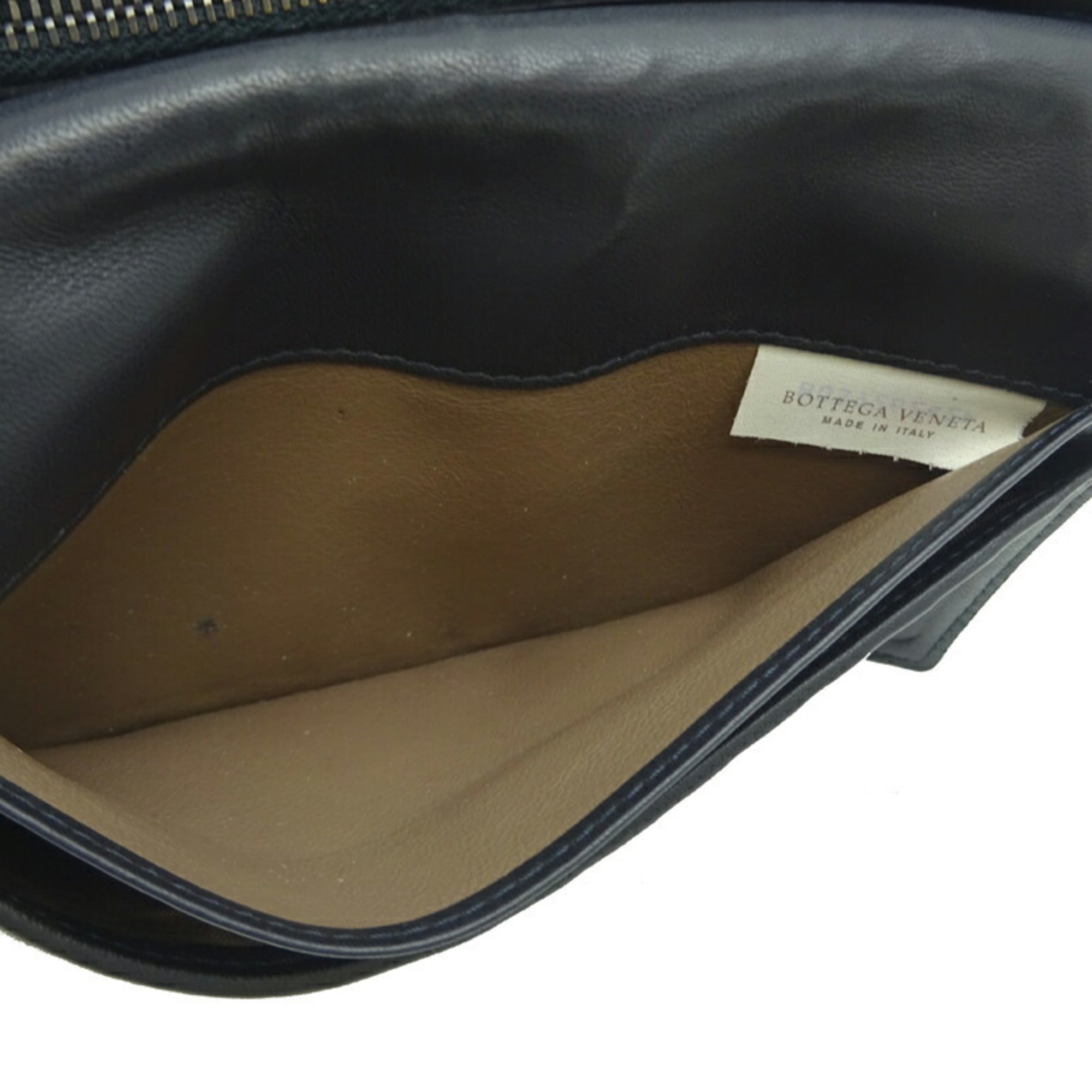 Bottega Veneta Intrecciato Black Intrecciato Coin Purse/Coin Case (Pre-Owned)