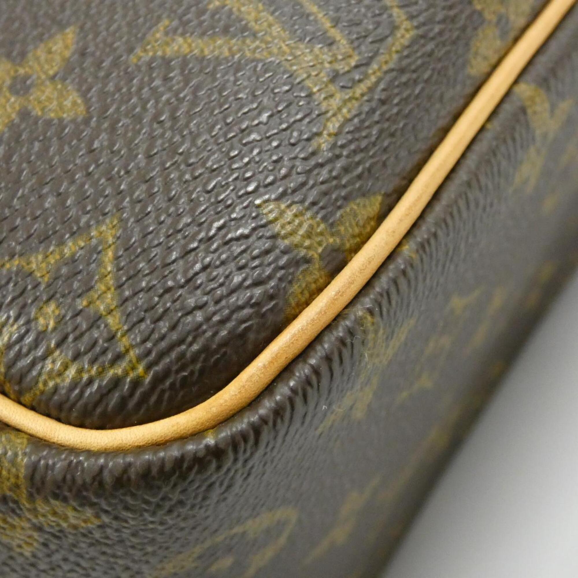 Louis Vuitton Brown Coated Canvas Handbag (Pre-Owned)