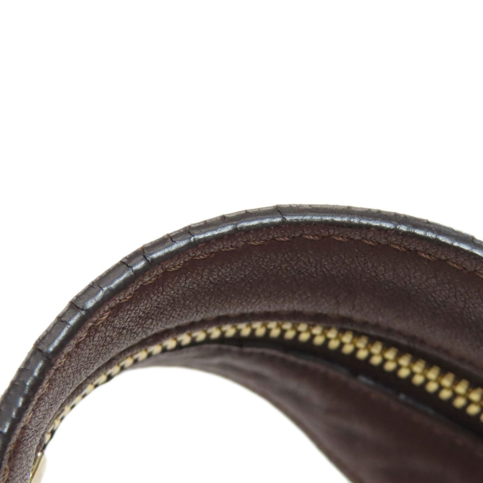 Longchamp Brown Leather Tote Bag (Pre-Owned)