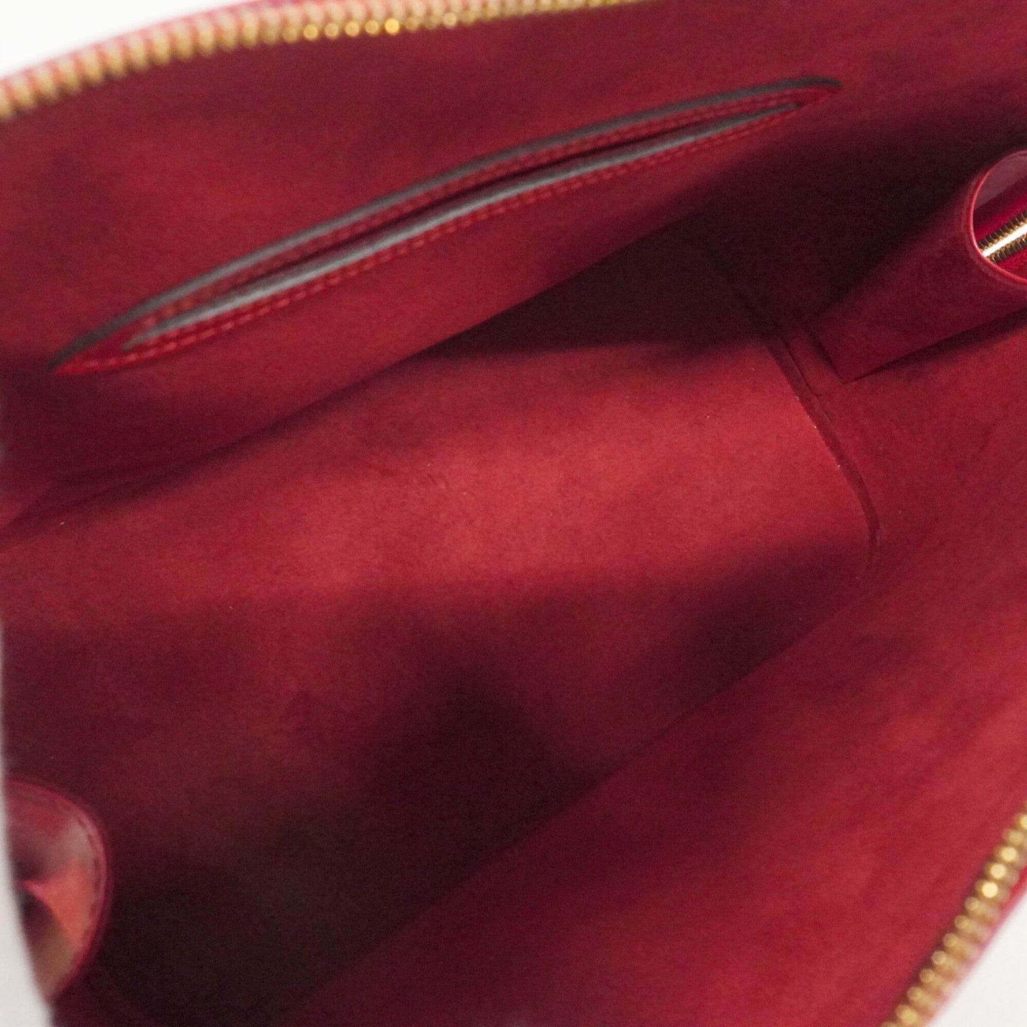 Louis Vuitton Castilian Red Handbag (Pre-Owned)
