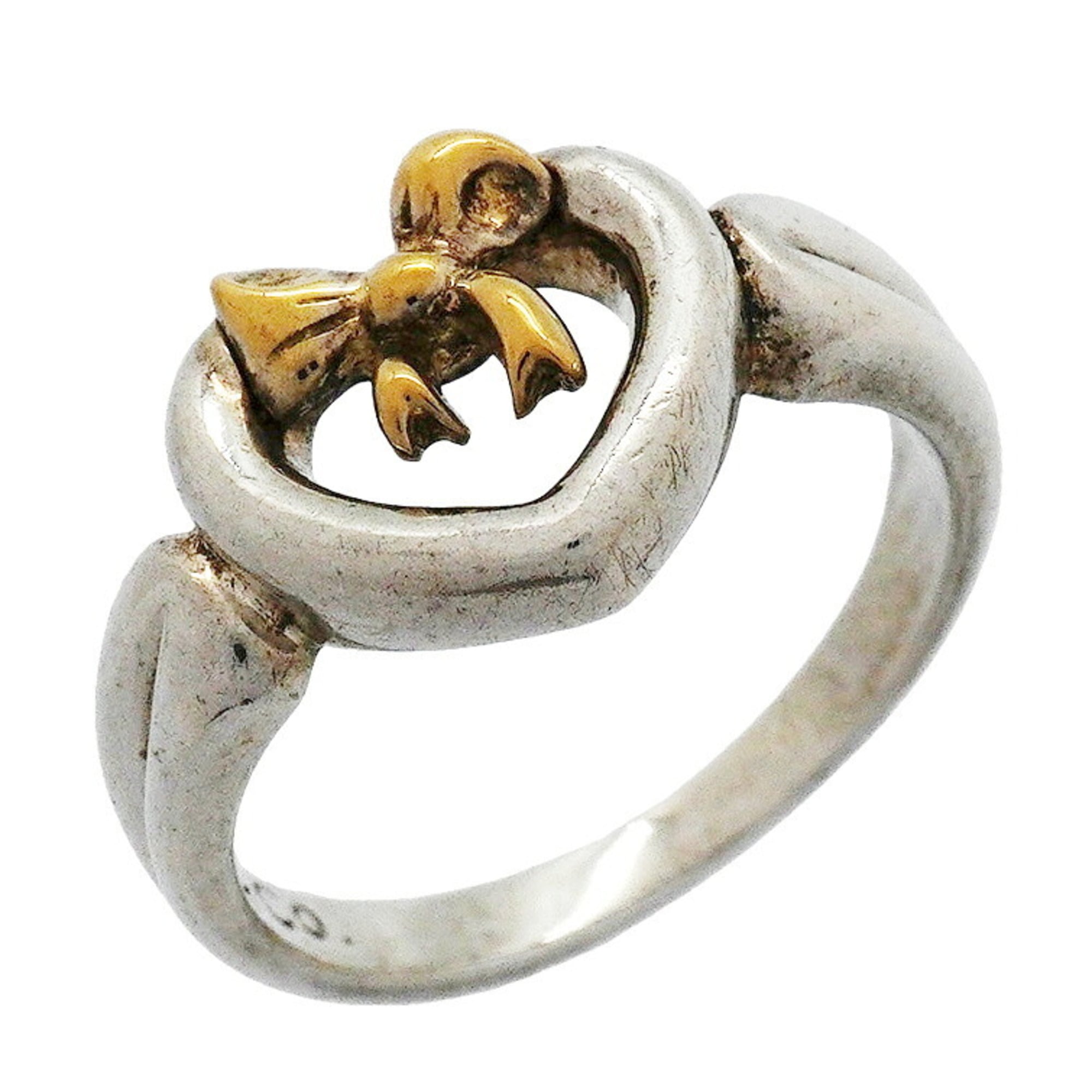 Tiffany Yellow Gold (18K) Silver 925 Band Ring (Pre-Owned)