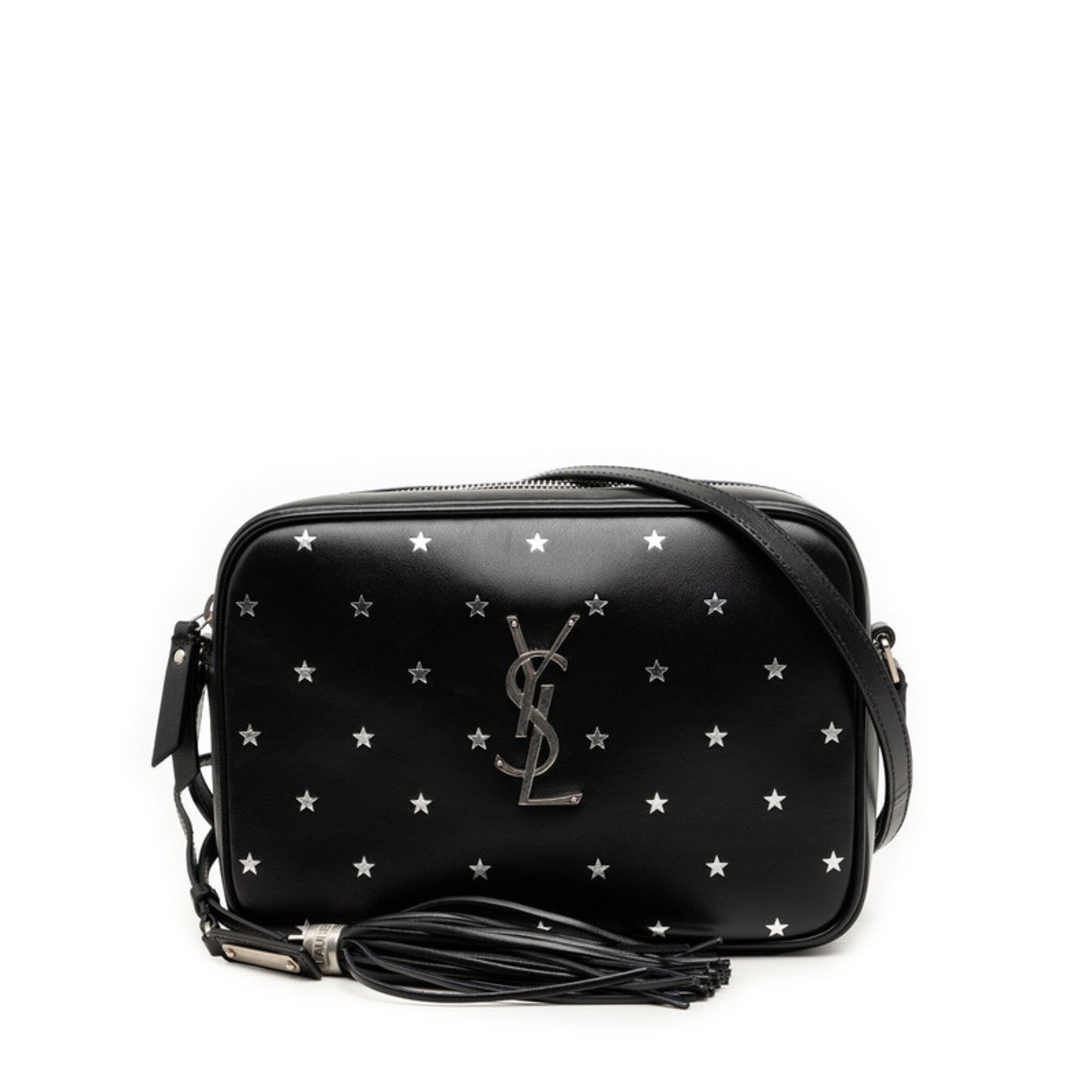 Saint Laurent Black Leather Shoulder Bag (Pre-Owned)