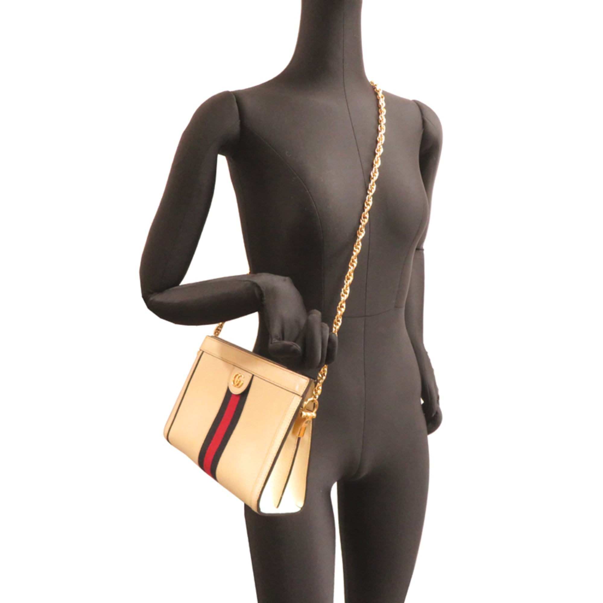 Gucci White Leather Shoulder Bag (Pre-Owned)