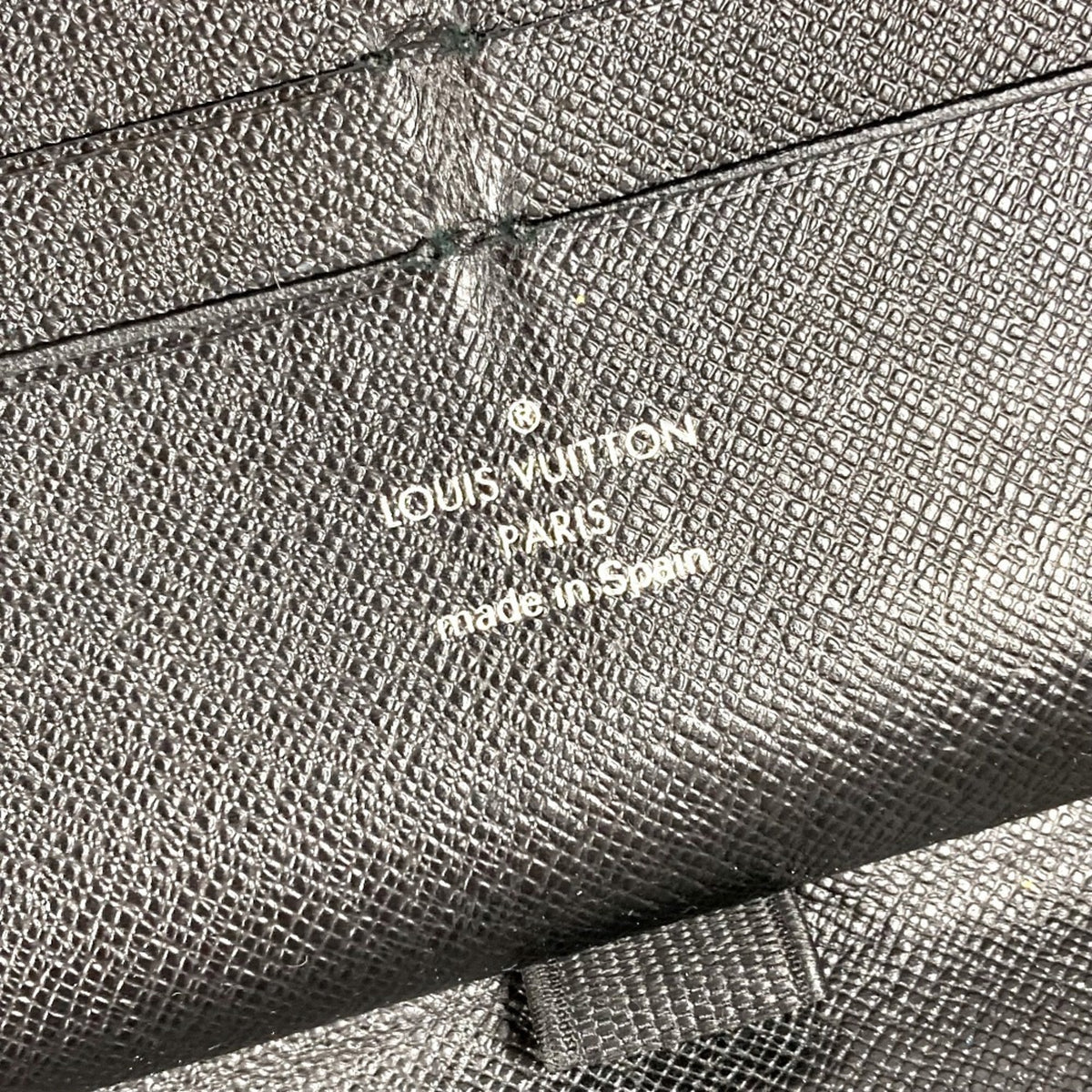 Louis Vuitton Black Damier Graphite Damier Graphite Long Wallet (Bi-Fold) (Pre-Owned)