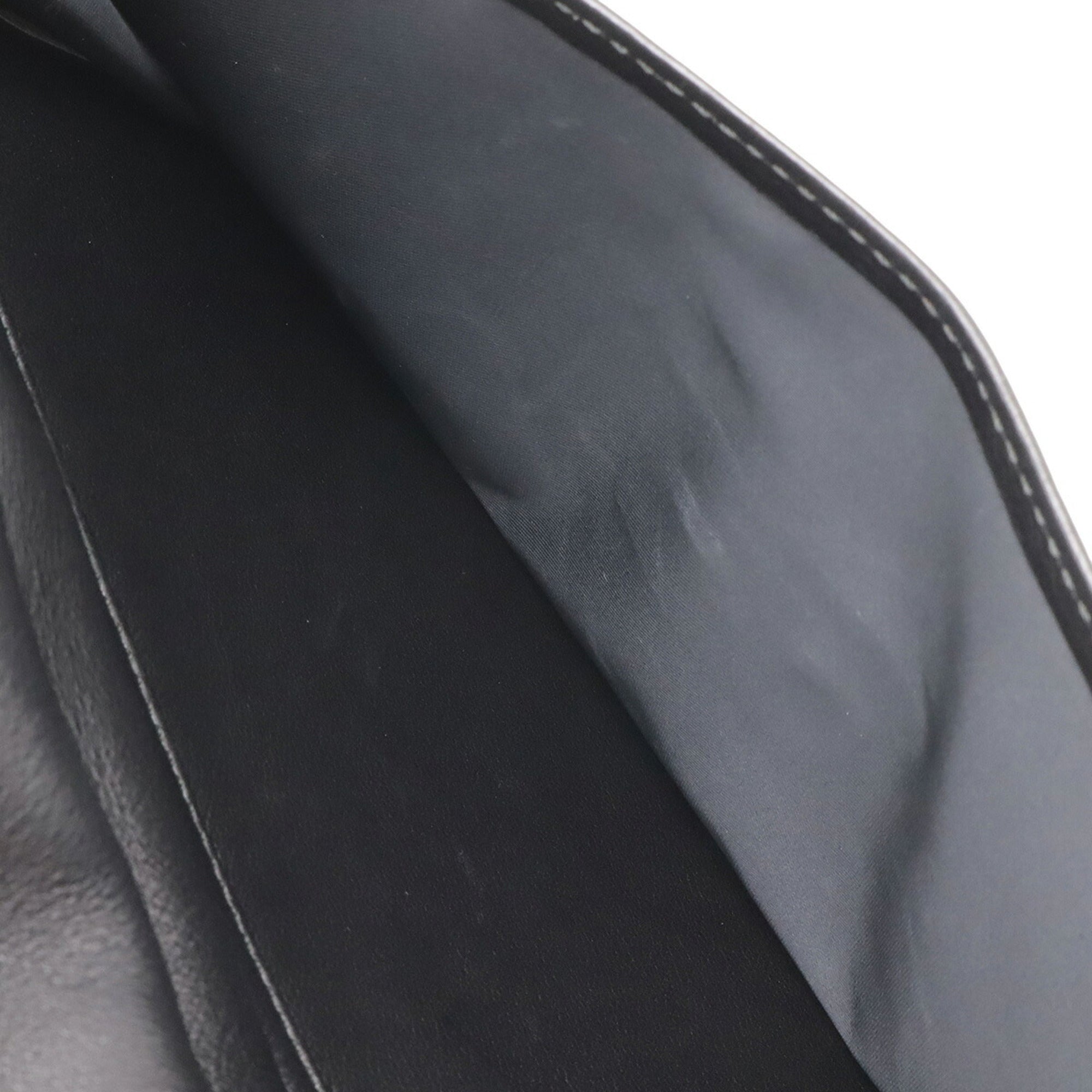 Chanel Black Leather Handbag Tote Bag (Pre-Owned)