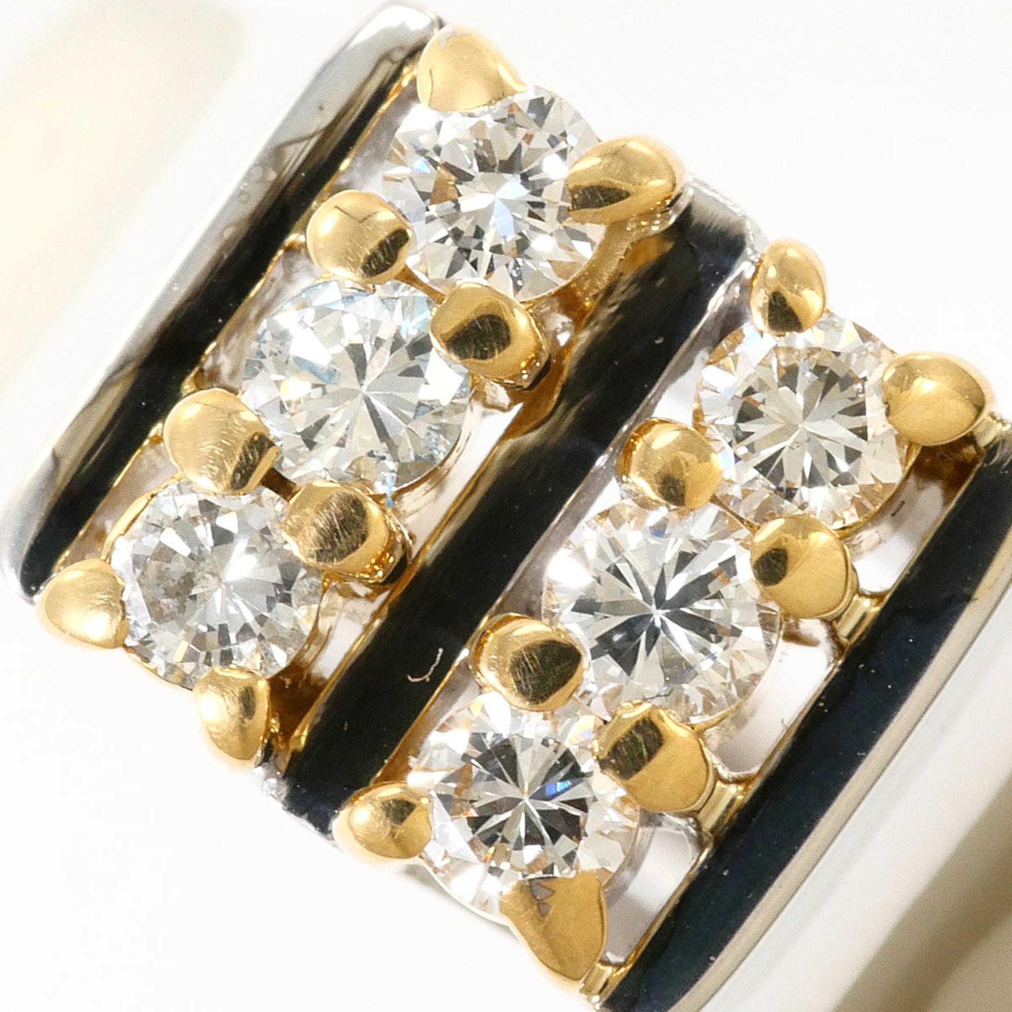 Unbranded White Gold Yellow Gold White Gold (14K) Yellow Gold (14K) Band Ring (Pre-Owned)