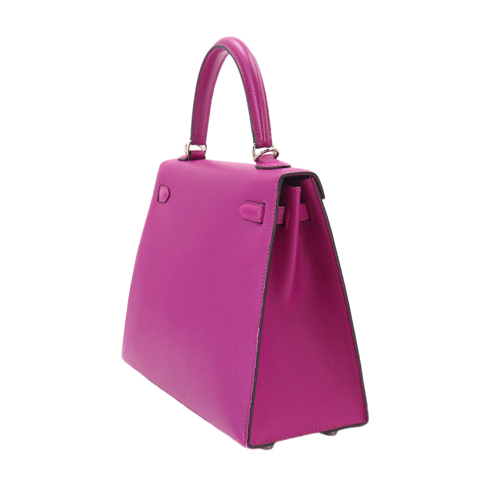 Hermes Kelly Rose Purple Epsom Leather Handbag (Pre-Owned)