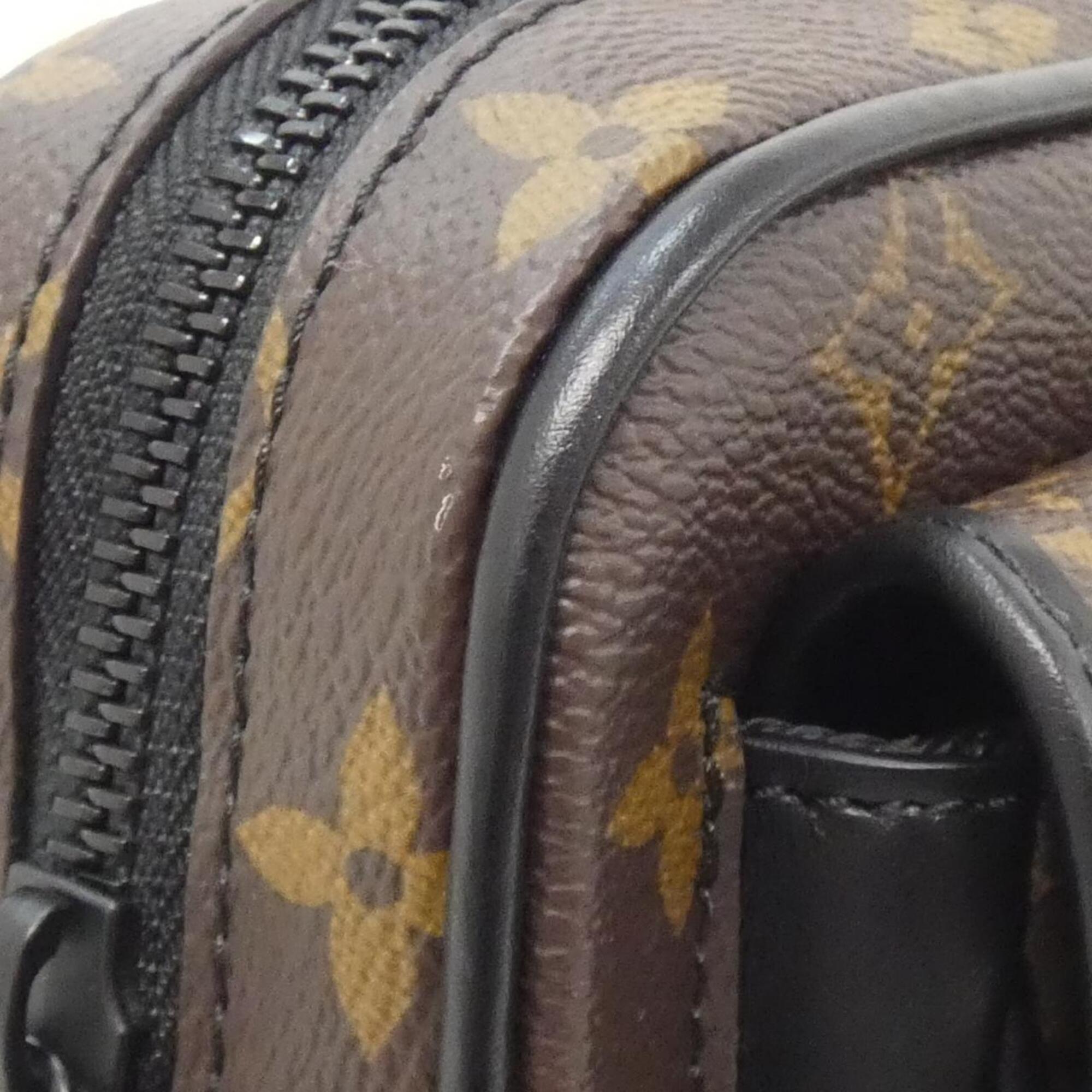 Louis Vuitton Marron Coated Canvas Shoulder Bag (Pre-Owned)